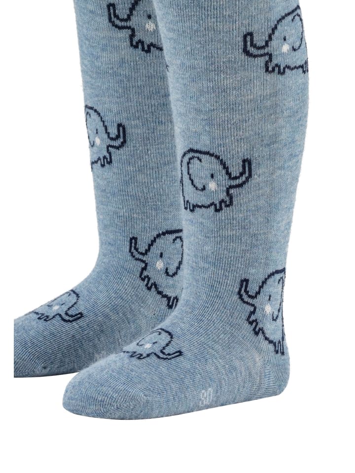Sterntaler Strumpfhose Elefanten in helles blau günstig kaufen 128