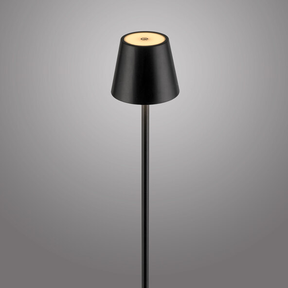LED-Akku-Stehleuchte Buria, schwarz