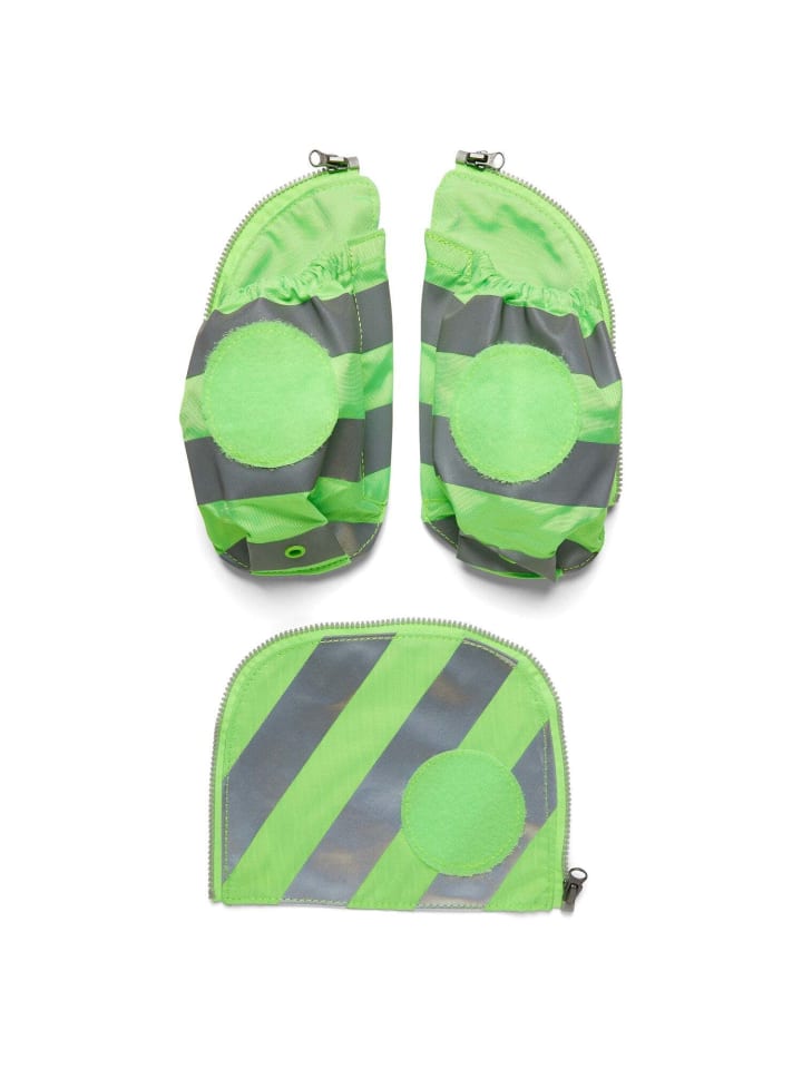 Ergobag Seitentaschen Pack/Cubo/Cubo Light - Zip-Set (gelb) in grün günstig kaufen onesize