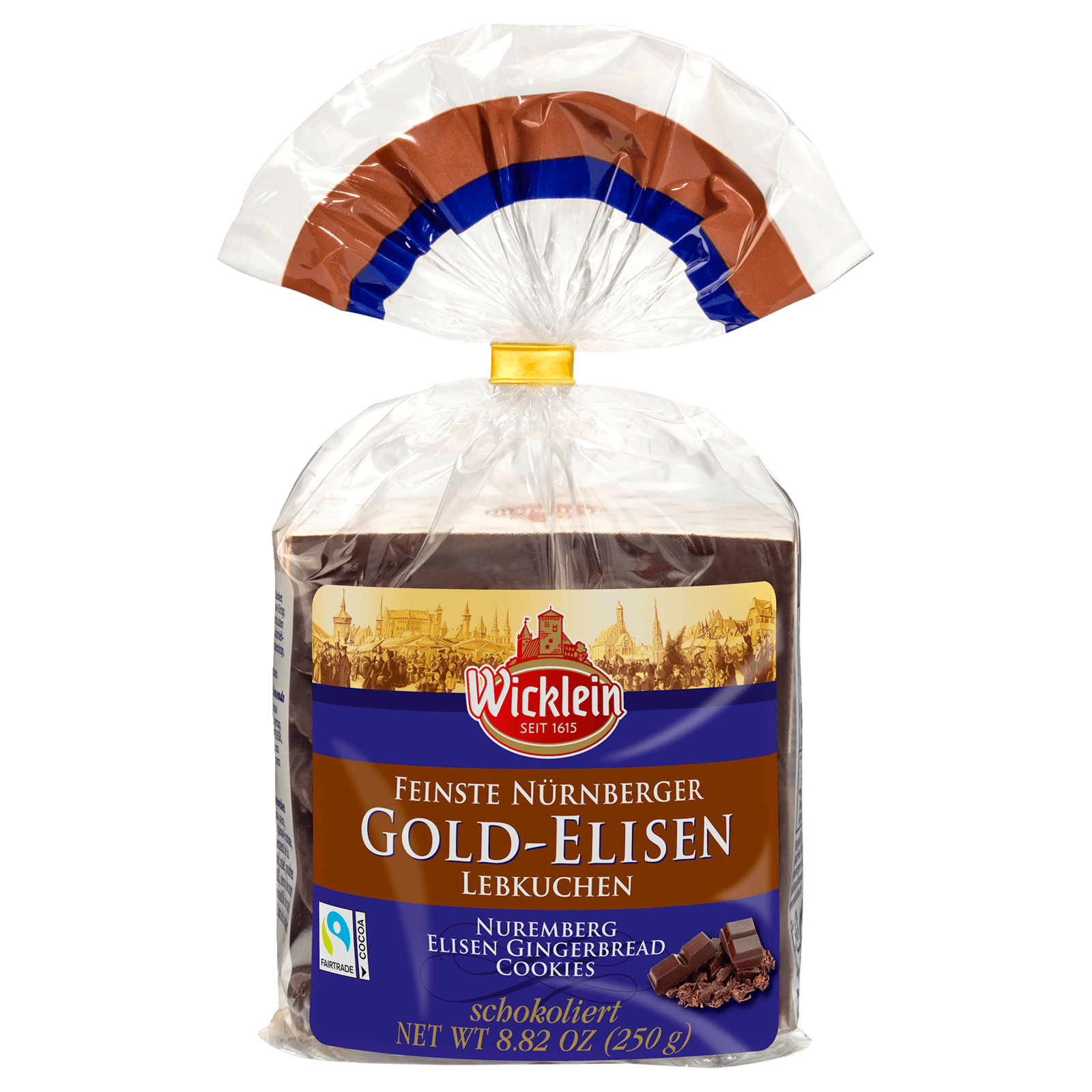 Wicklein Gold Elisen Lebkuchen Schokolade 250g