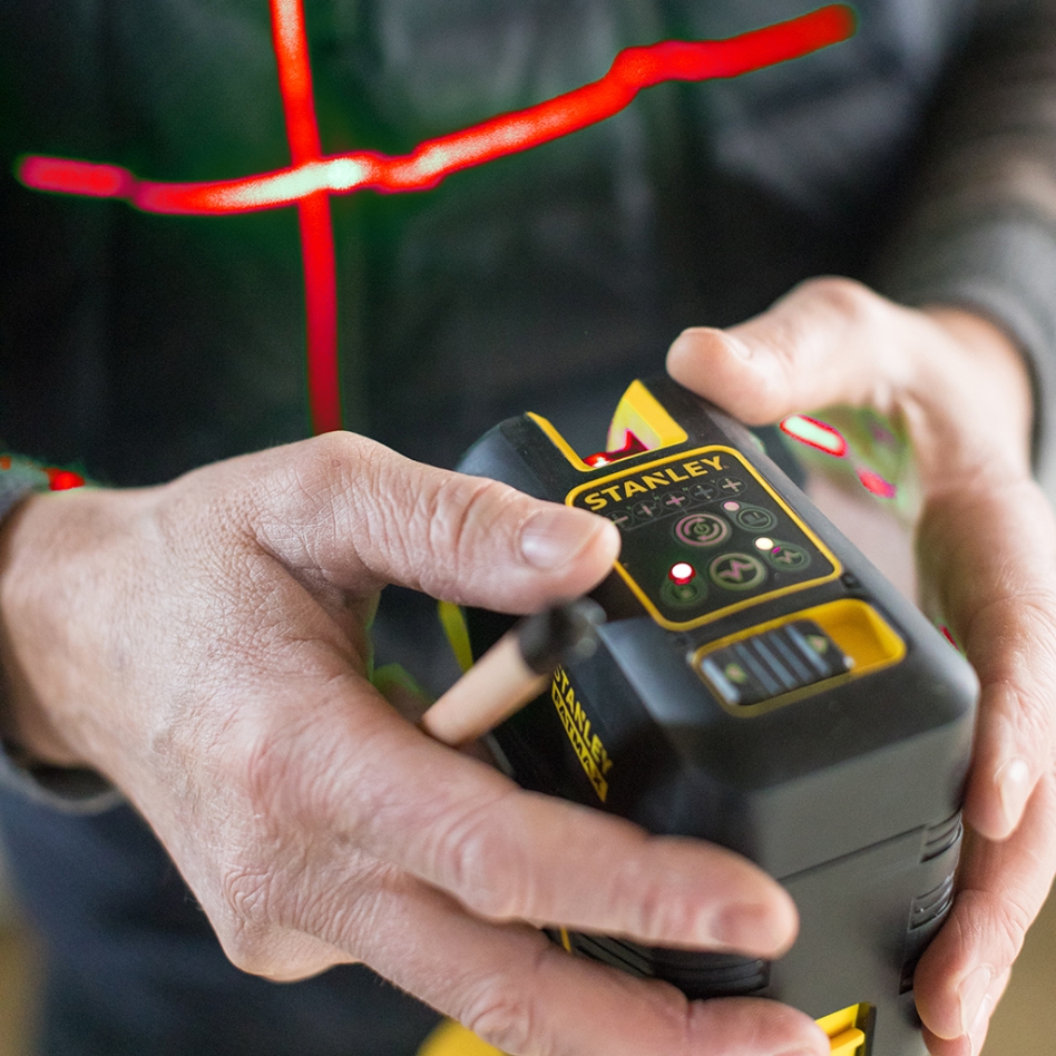 Stanley FMHT1-77414 FatMax Krydslinje + 2-punktslaser RØD