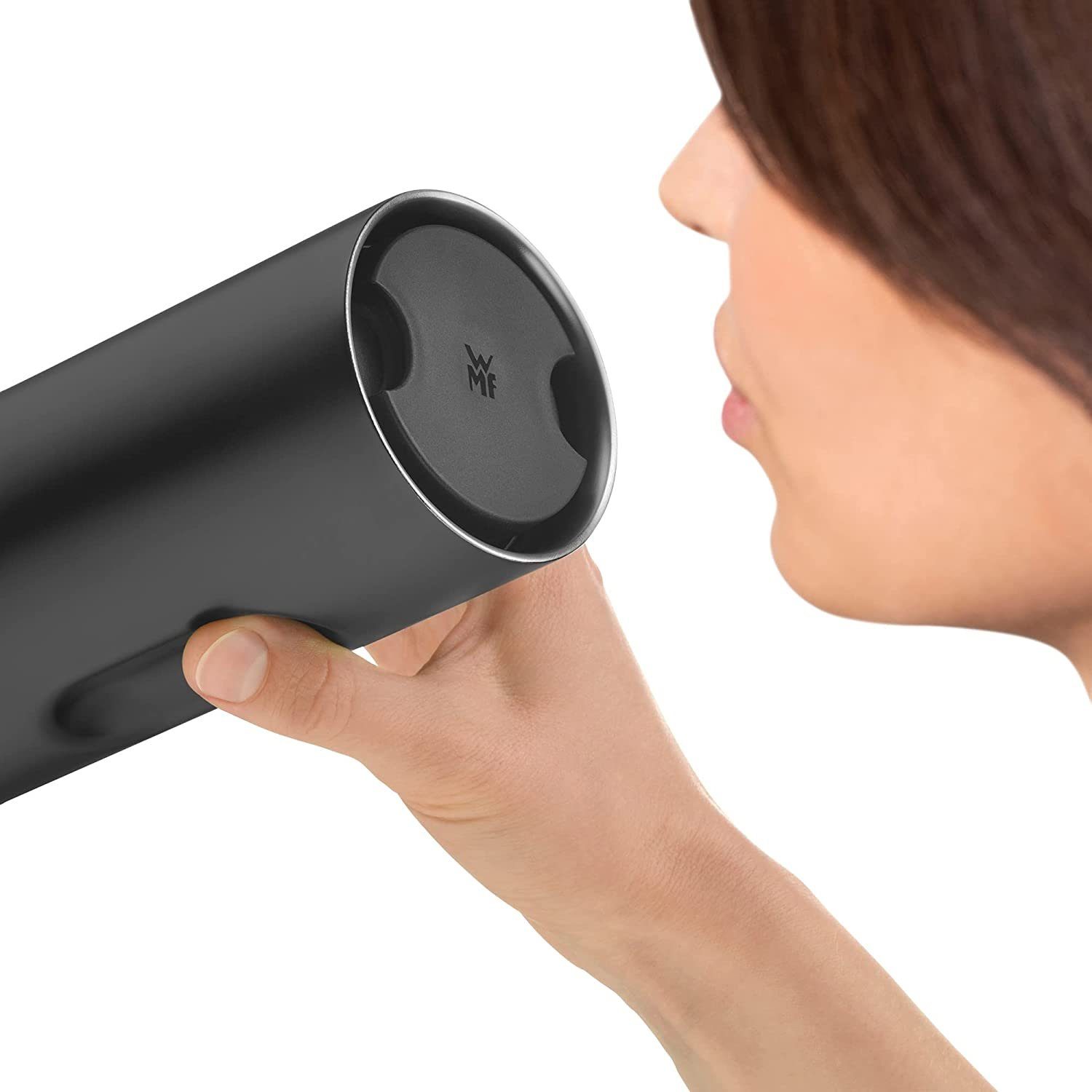 WMF Thermobecher Motion, Cromargan® Edelstahl rostfrei 18/10, hält 6h warm/12h kalt, 360°-Trinköffnung