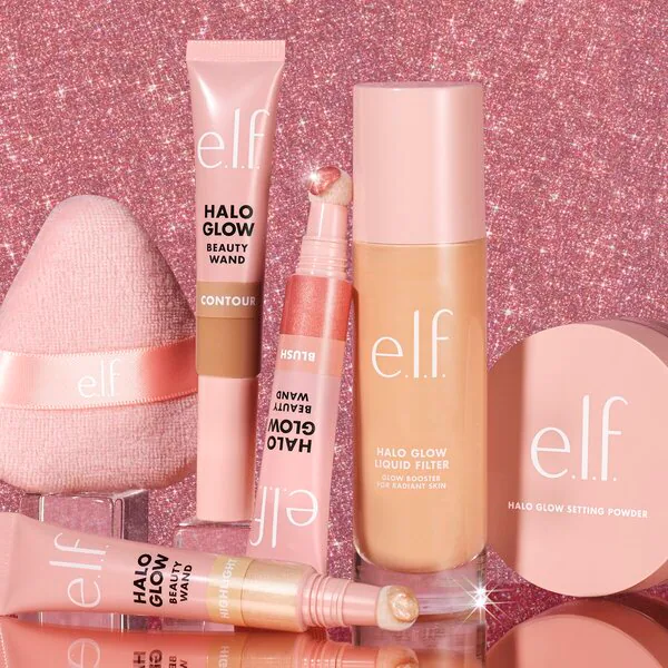 Pó fixador elf Halo Glow Médio 6,7g