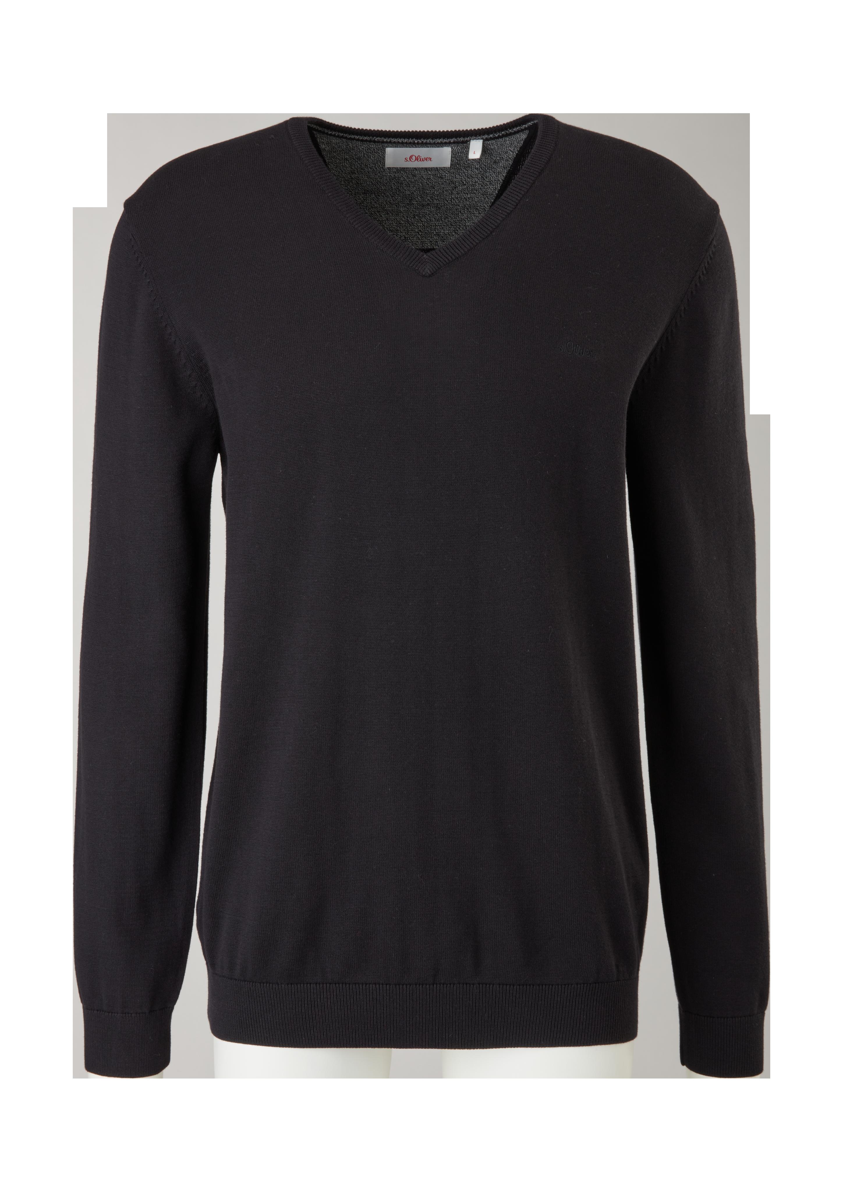 Feinstrickpulli mit V-Ausschnitt  03.899.61.7623-9999