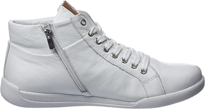 ESGANO Stiefeletten weiss