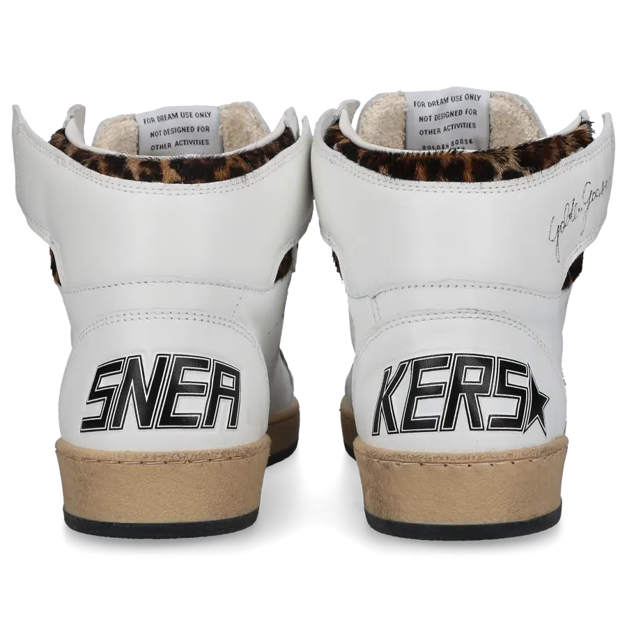 Golden Goose - Sneaker high SKY STAR Kalbsleder - weiß
