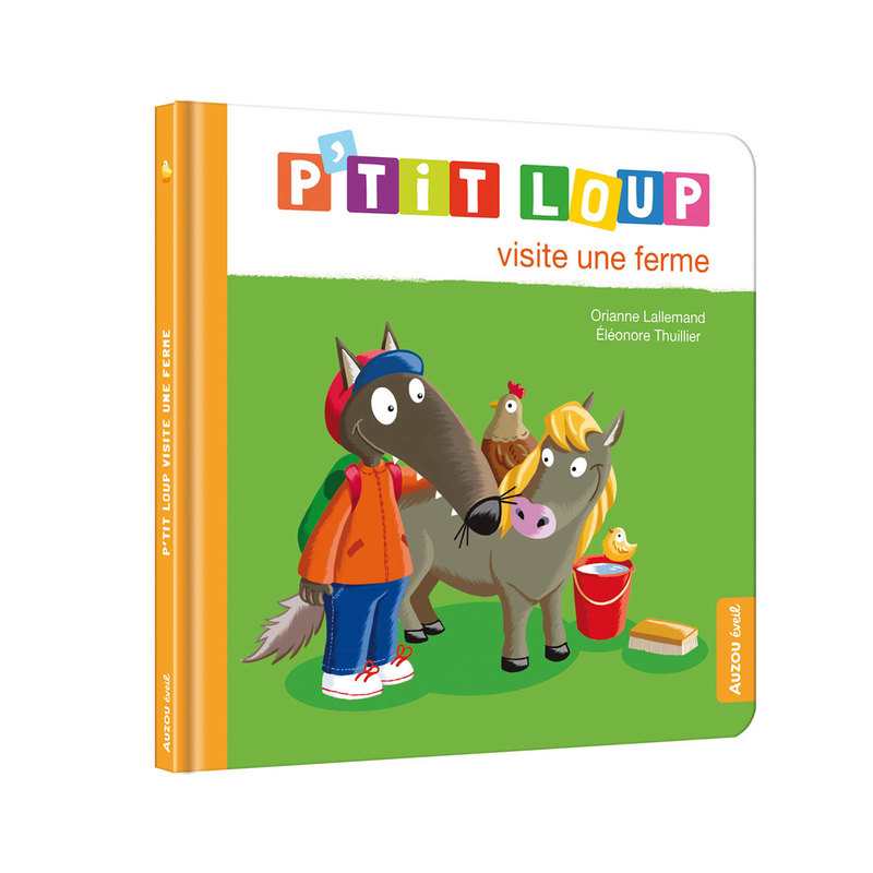 Livre P'tit loup visite la ferme - Auzou