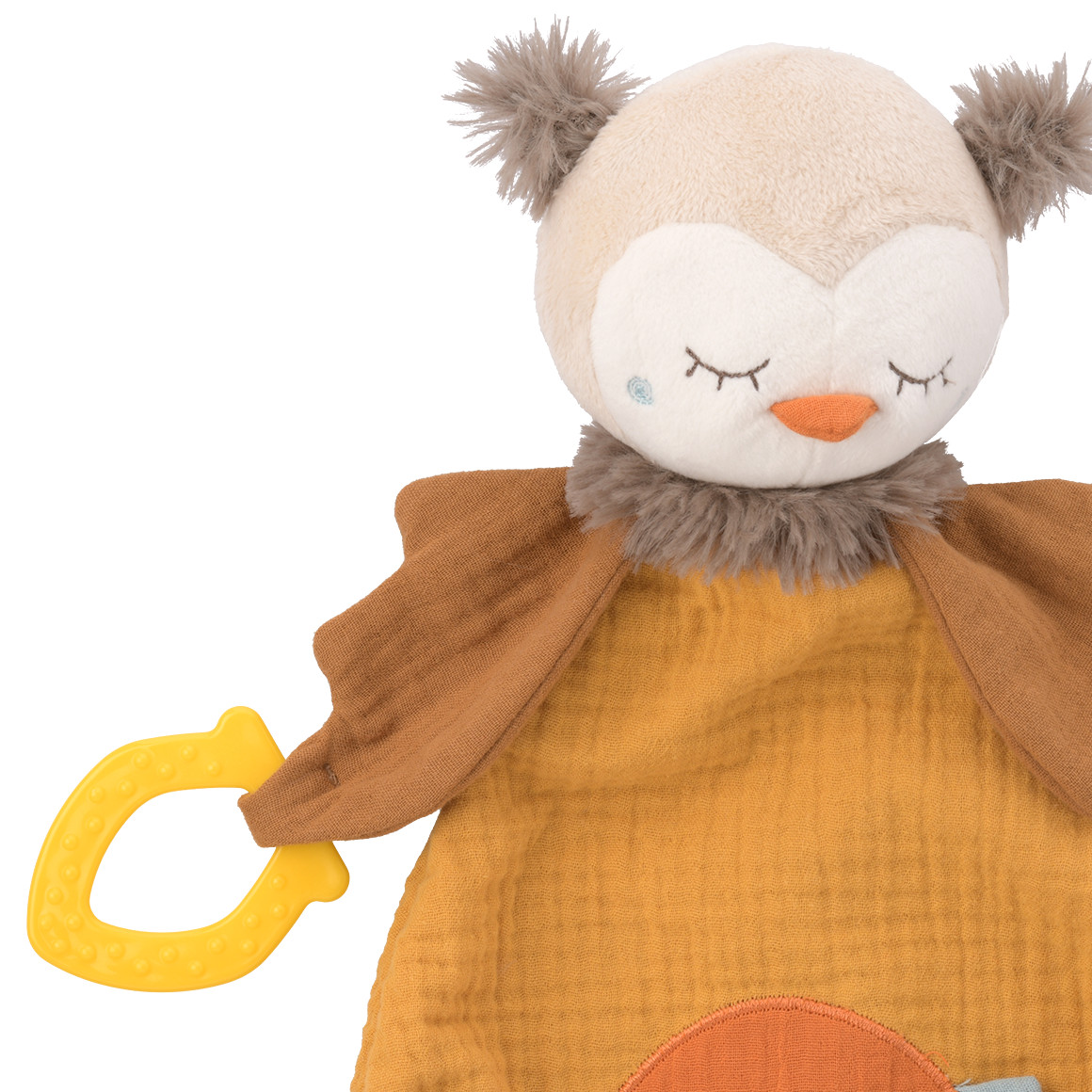 Baby Schmusetuch im Eulen-Design