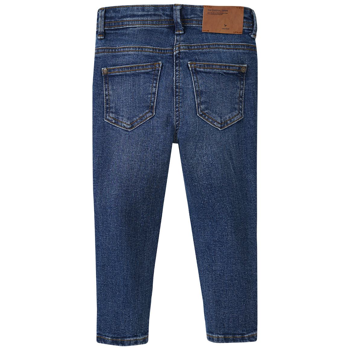 Mädchen Slim-Jeans mit verstellbarem Bund