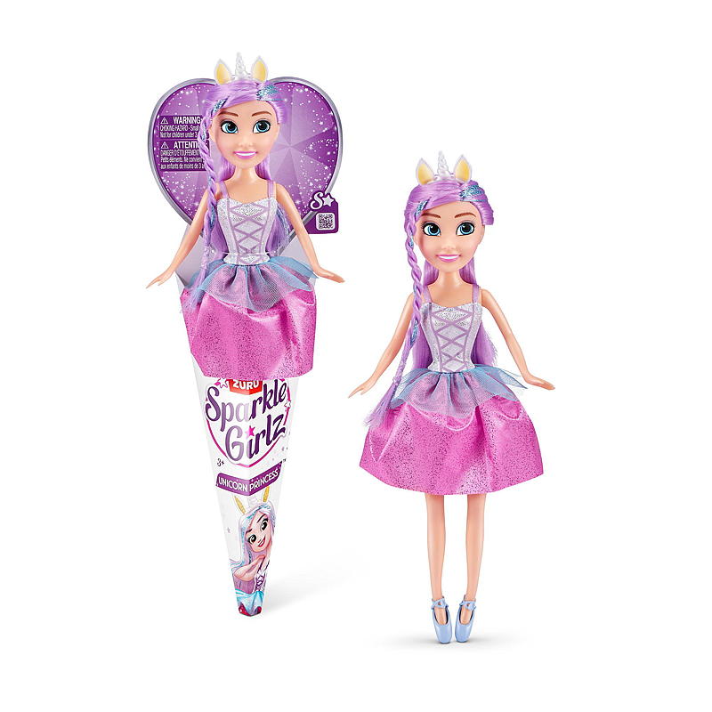 Sparkle Girlz Enhjørning og prinsesse cone Sparkle girlz