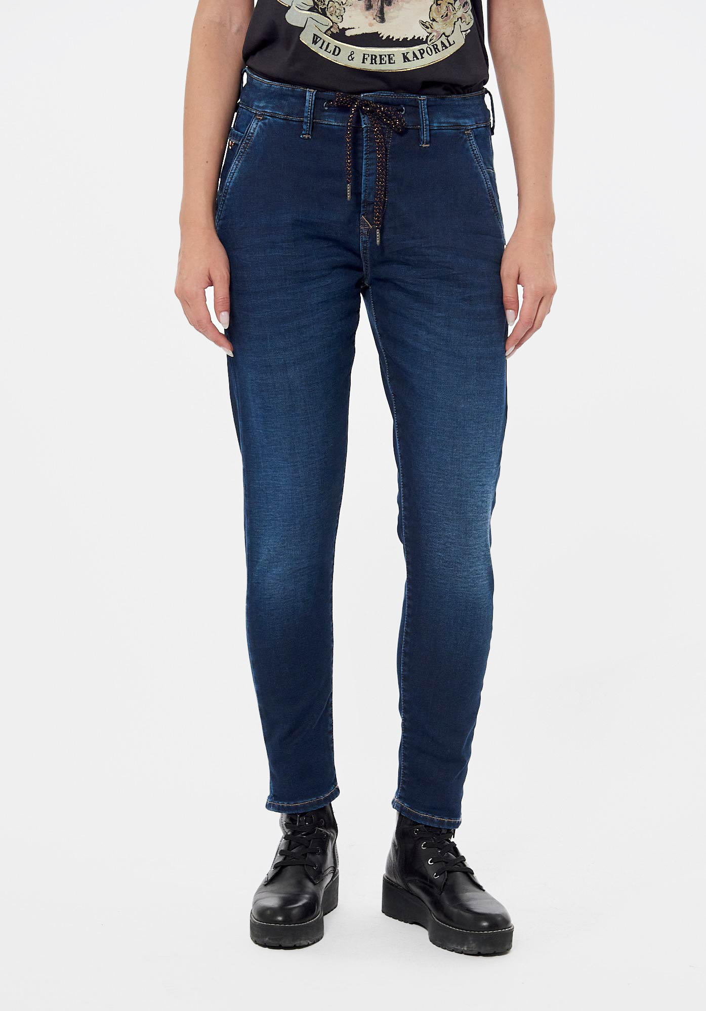 VIWIX  Jean bleu boy slim Femme