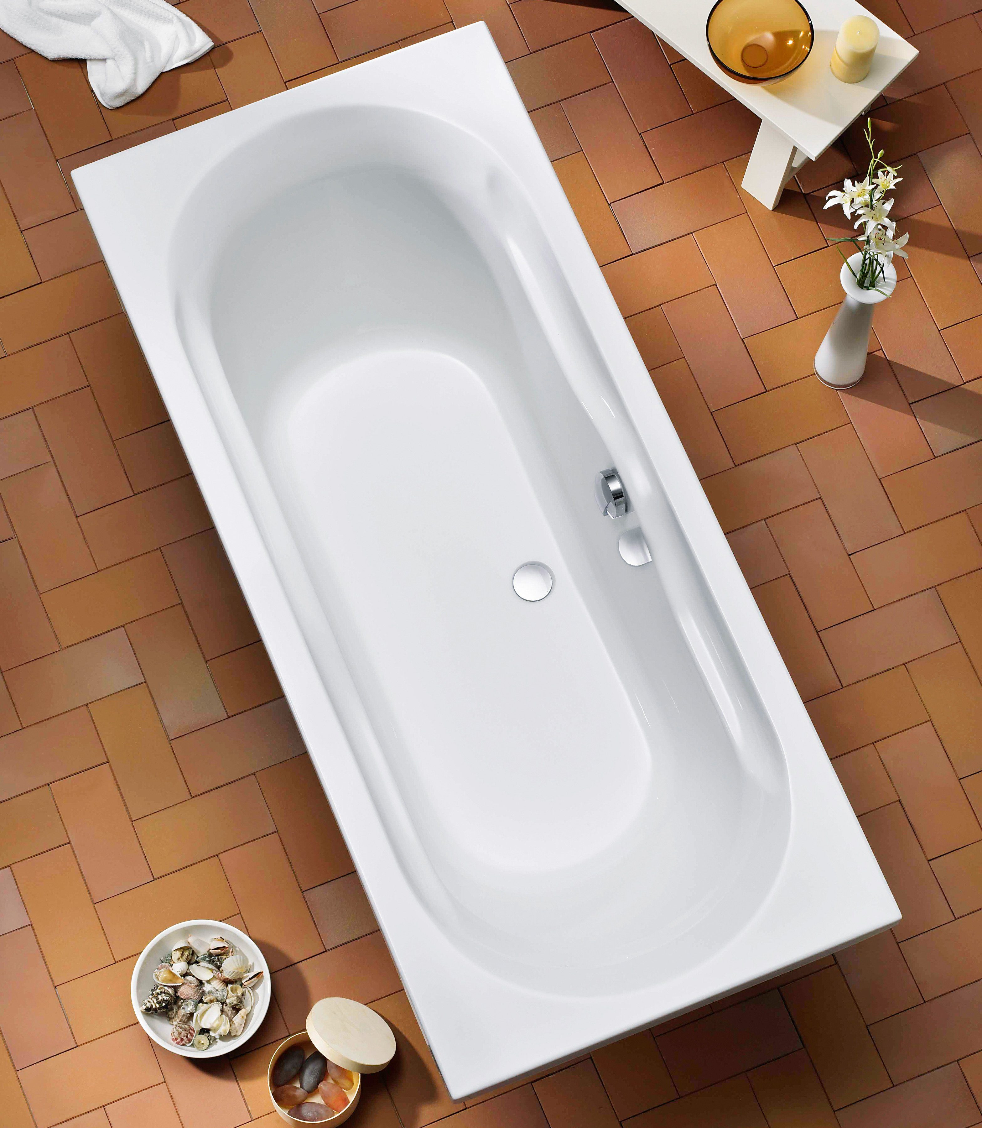 OTTOFOND Badewanne Madera, (2-tlg), mit Fußgestell