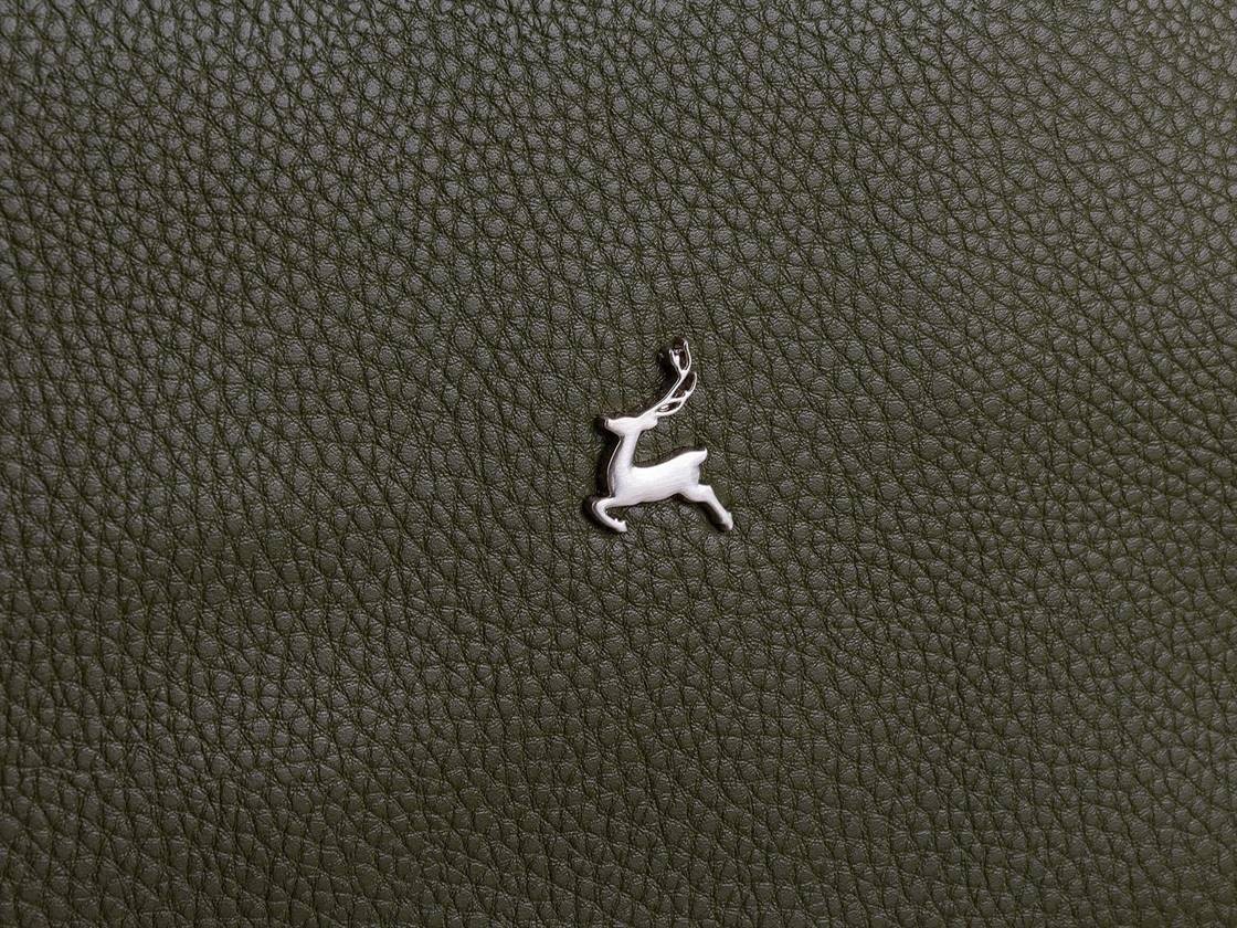 FRANKY Handtaschen khaki PU genarbt
