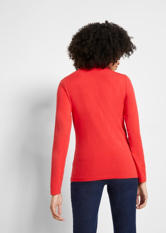 Langarmshirt mit Rollkragen (2er Pack)