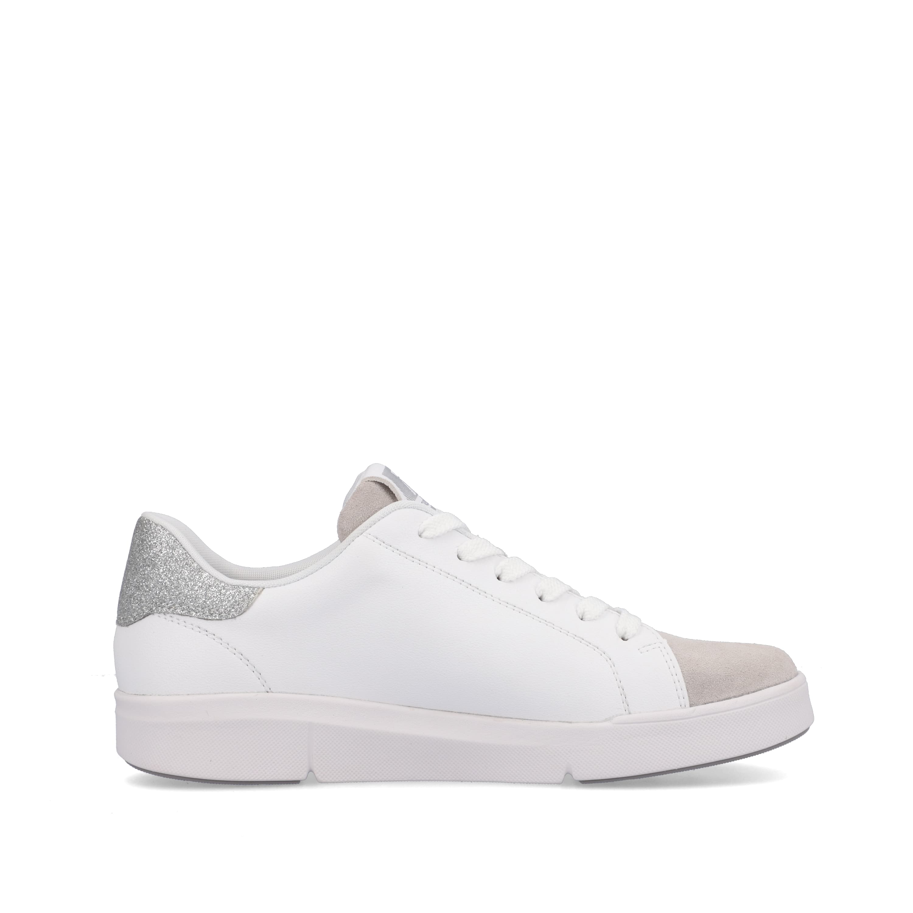 Rieker Damen Sneaker Low swan-white beige