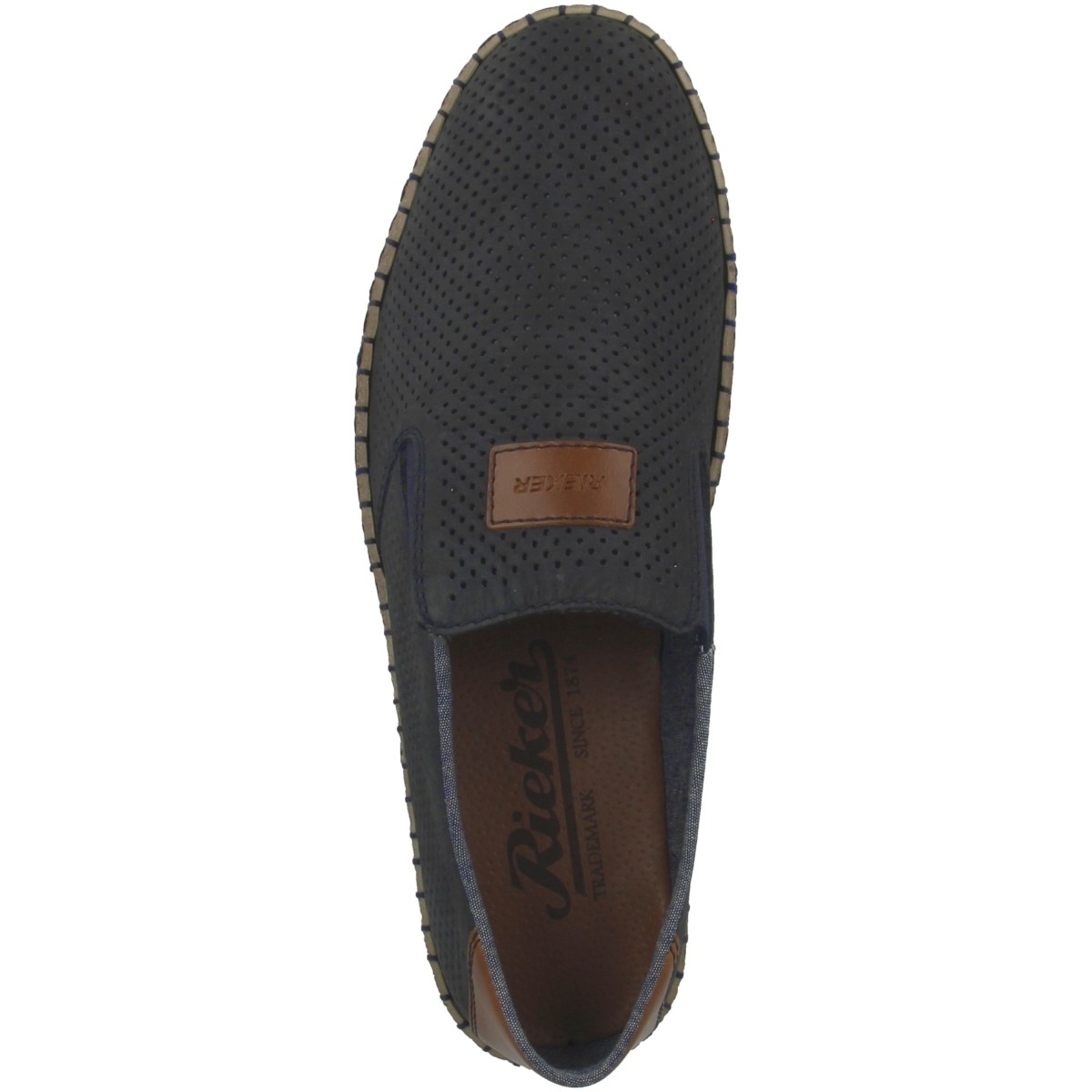 Rieker Salem-Ambor Slipper blau