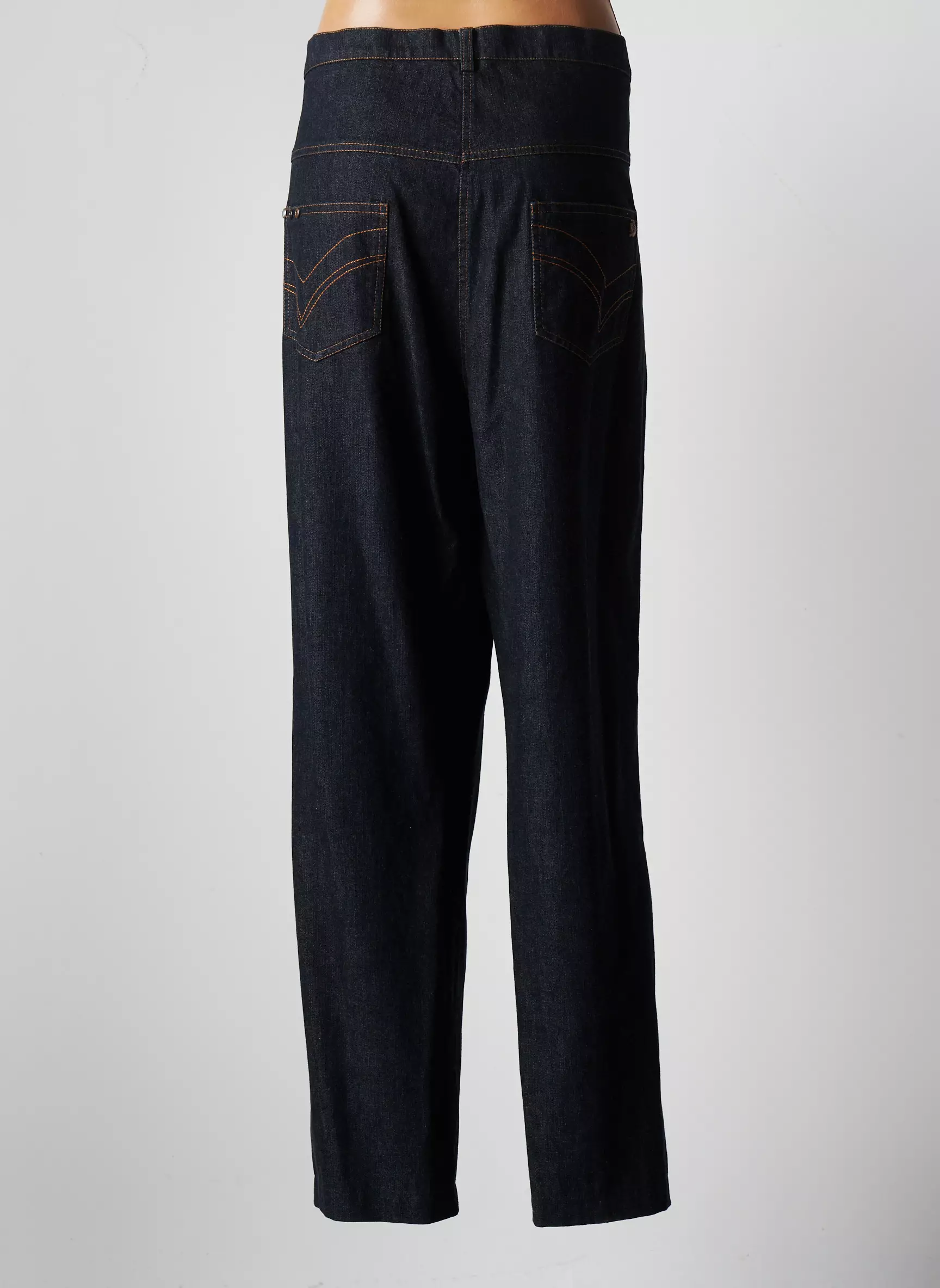 Jumfil Jeans Coupe Droite Femme couleur bleu