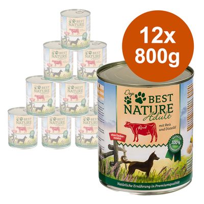 Sparpaket Best Nature Dog Adult 12 x 800 g