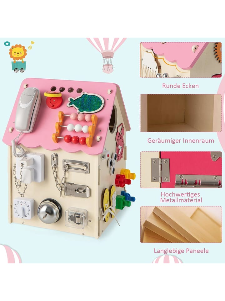 COSTWAY Werkzeugbank in Rosa günstig kaufen 33 x 33 cm