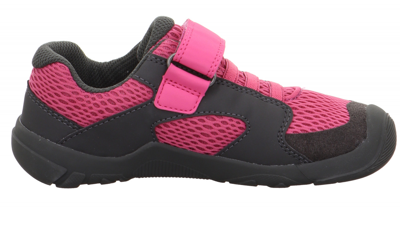 TRACE - Pink/GrauSneaker low mit Klettverschluss