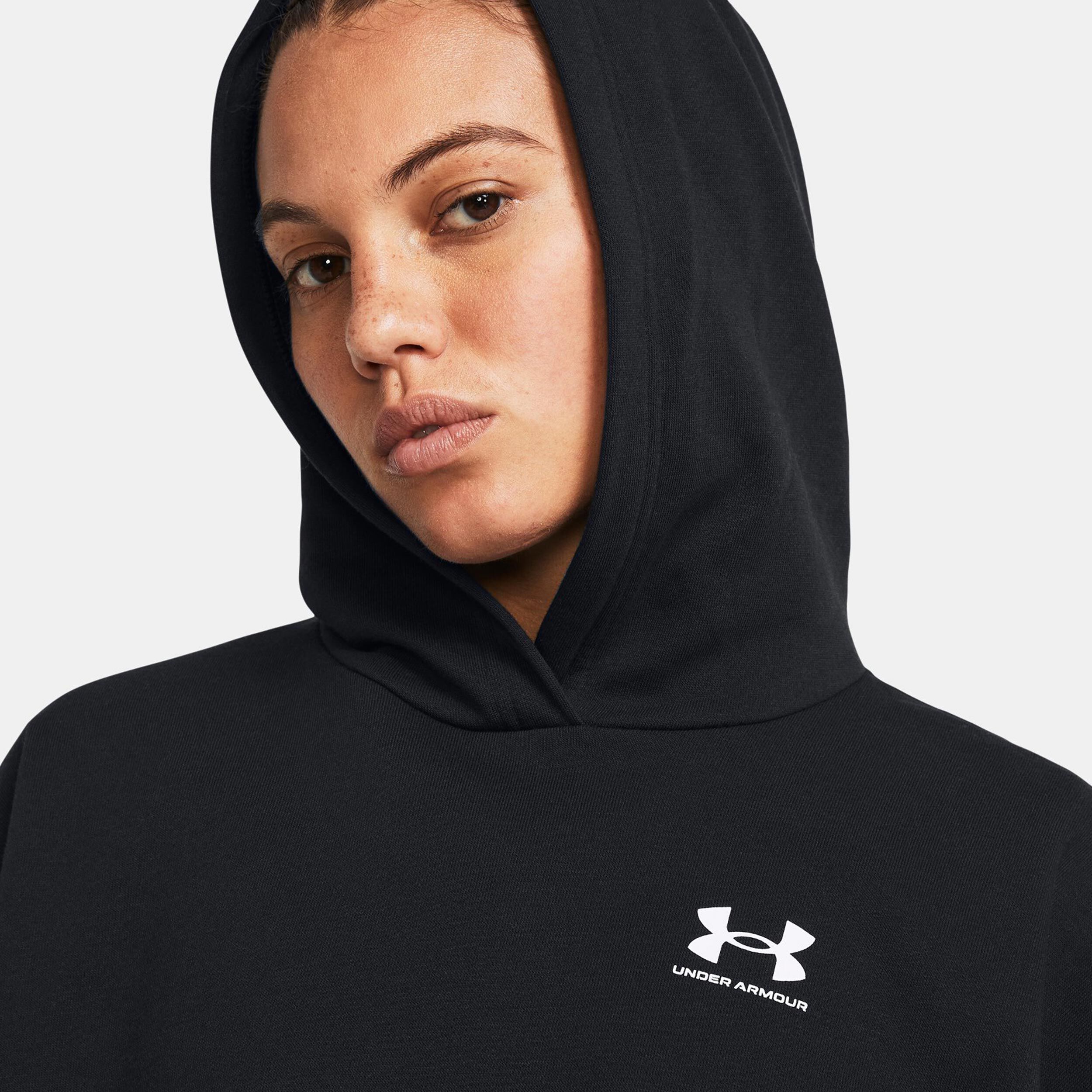UA Rival Terry OS Hoody Damen - Schwarz