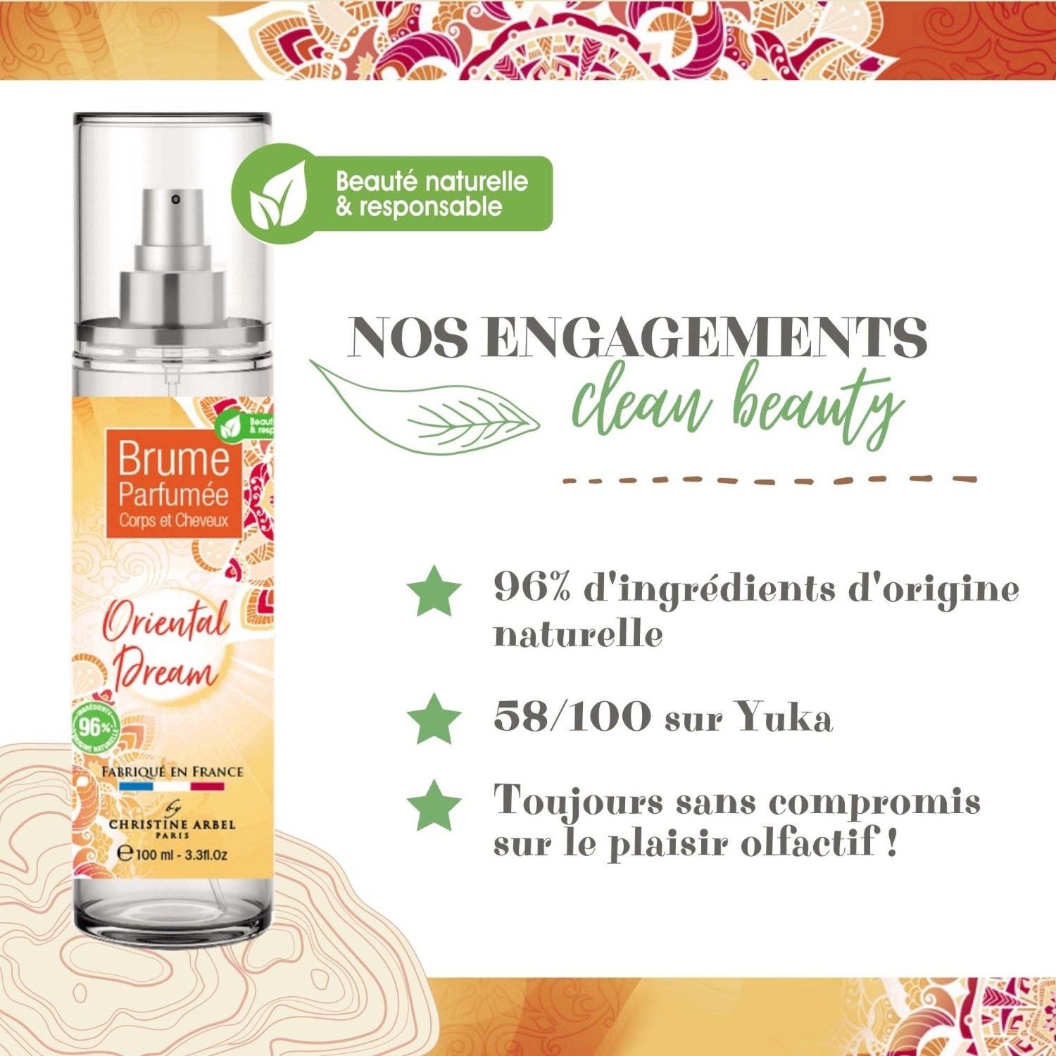 Christine Arbel Oriental Dream Body and Hair Mist 100ml