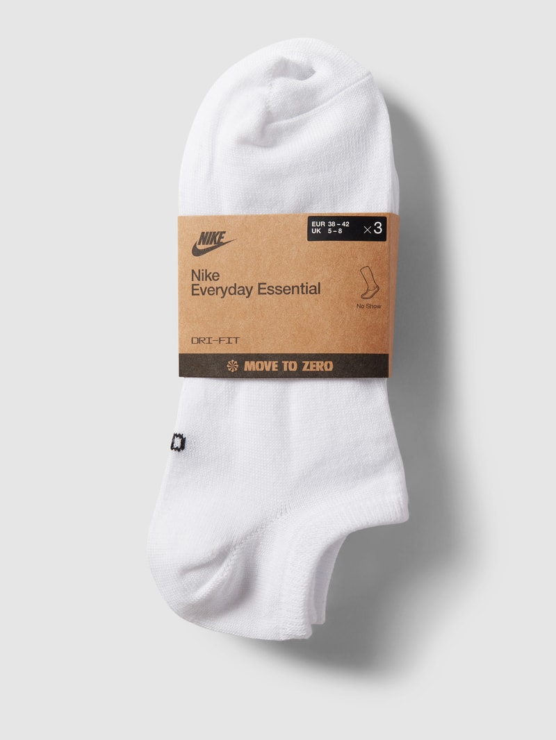 Sneakersocken mit Label-Detail in weiß