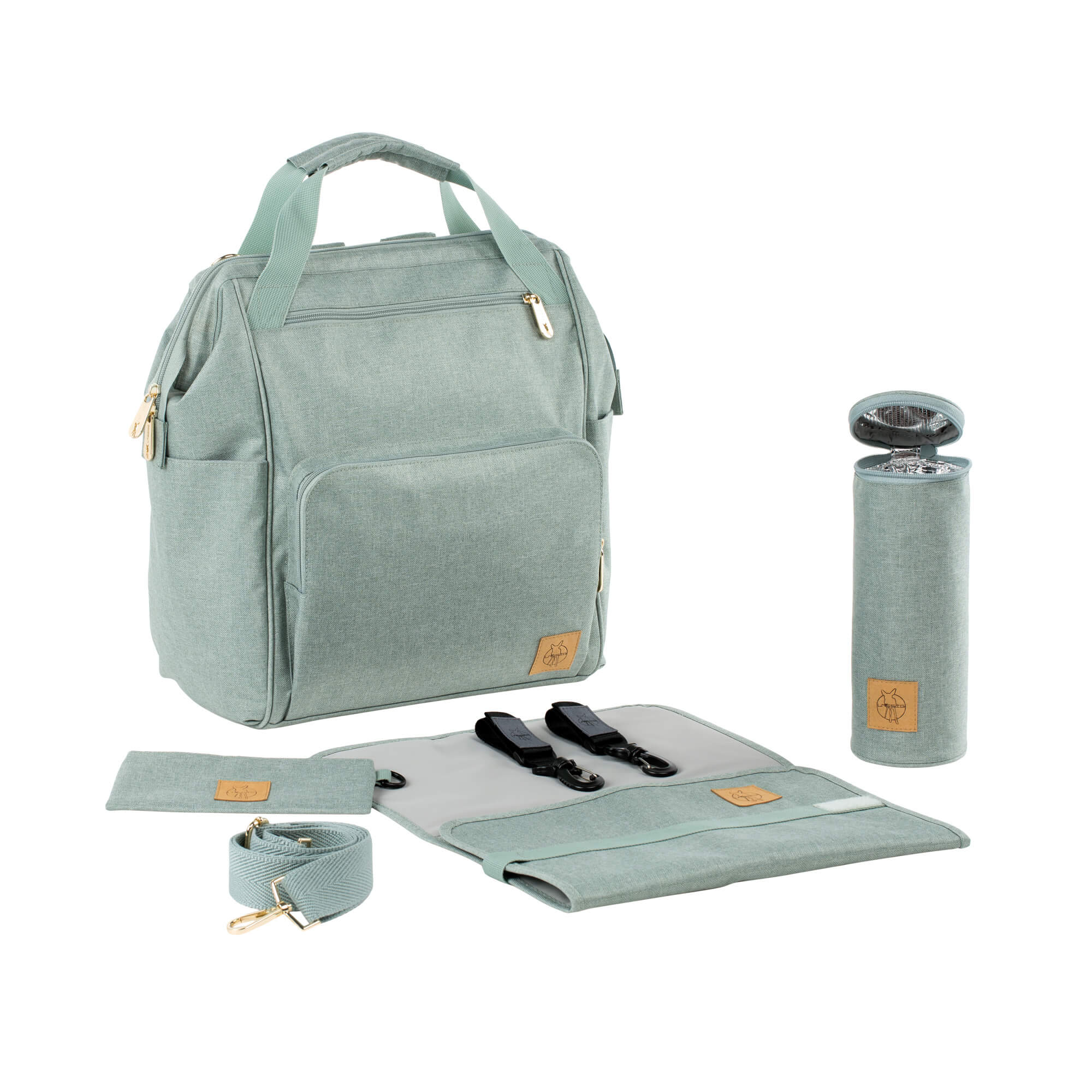 Wickelrucksack - Glam Goldie Backpack, Mint
