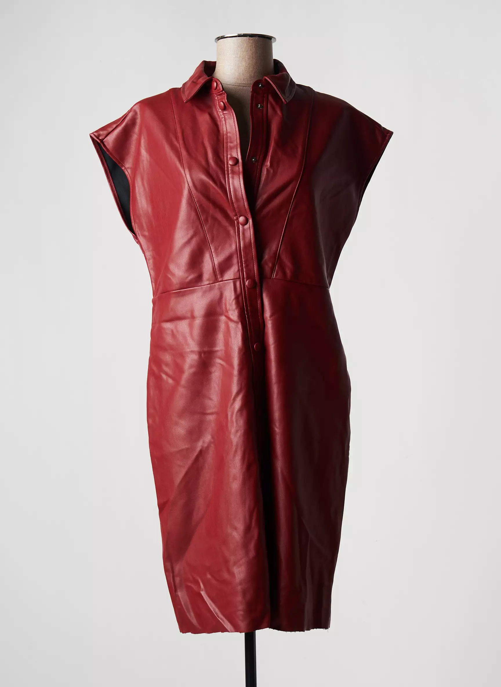 Vila Robes Mi Longues Femme couleur rouge