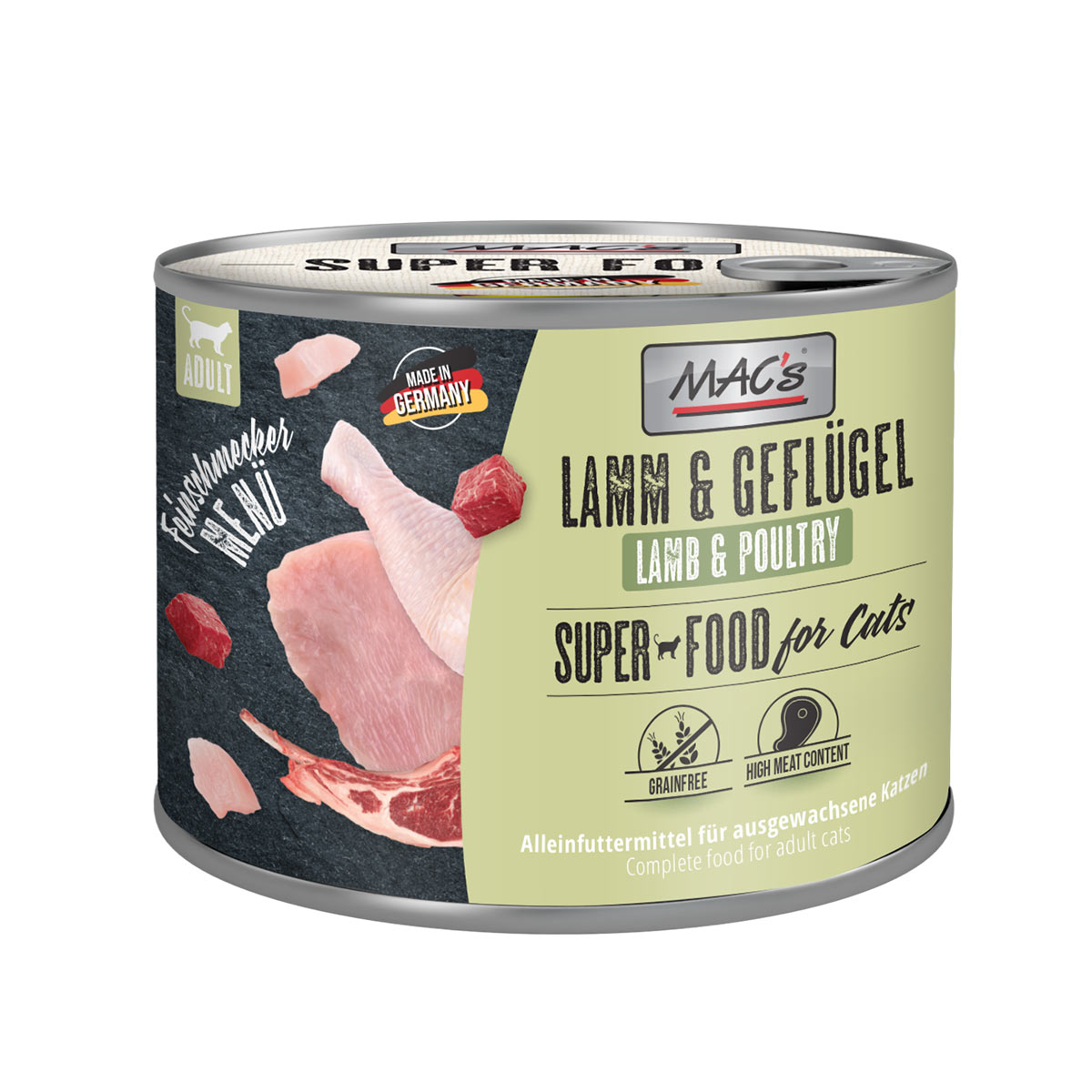 MAC's Cat Feinschmecker Menü Lamm und Geflügel bei ZooRoyal