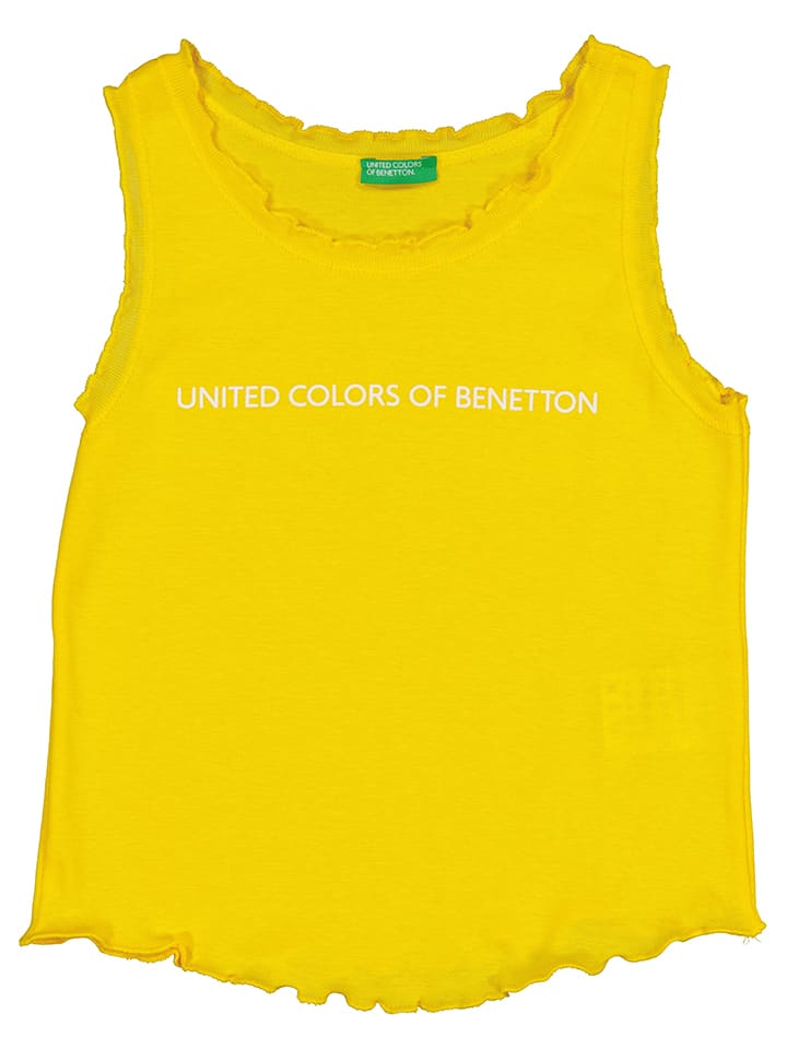 Benetton Top in Gelb günstig kaufen