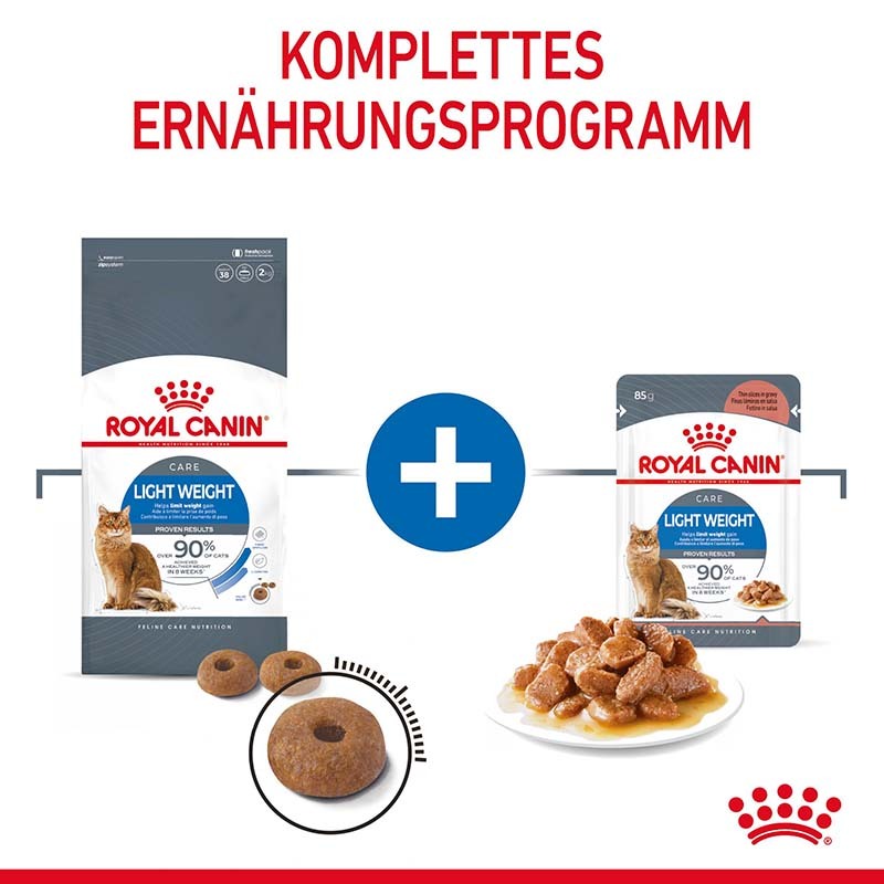ROYAL CANIN Nassfutter ROYAL CANIN Light Weight Care 12x85g in Soße