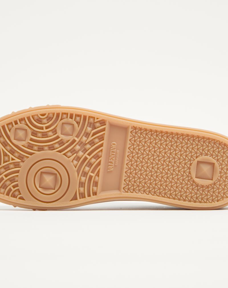 Baskets basses Upvillage en cuir nappa perforé