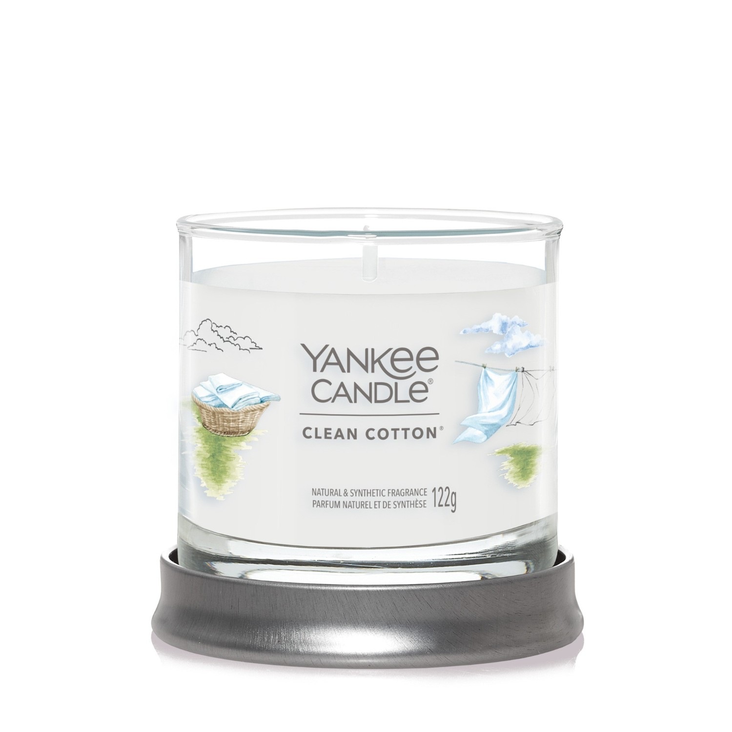 YANKEE CANDLE maza krūzīte, svaiga kokvilna