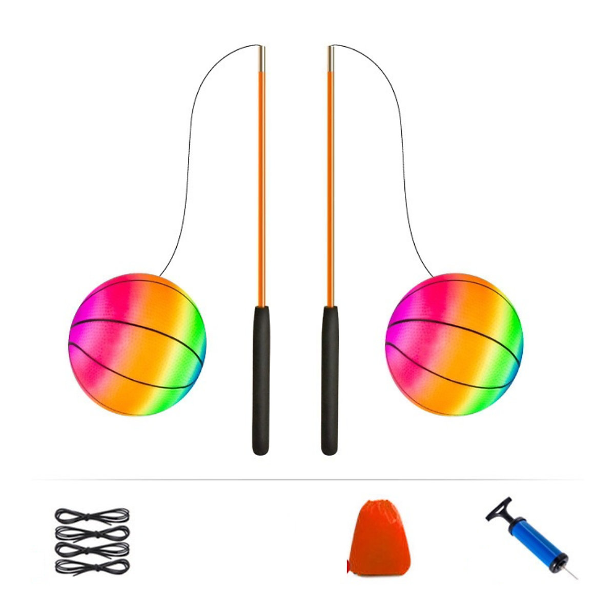Fitness-Handwurfball Elastizität regenbogen aufblasbares