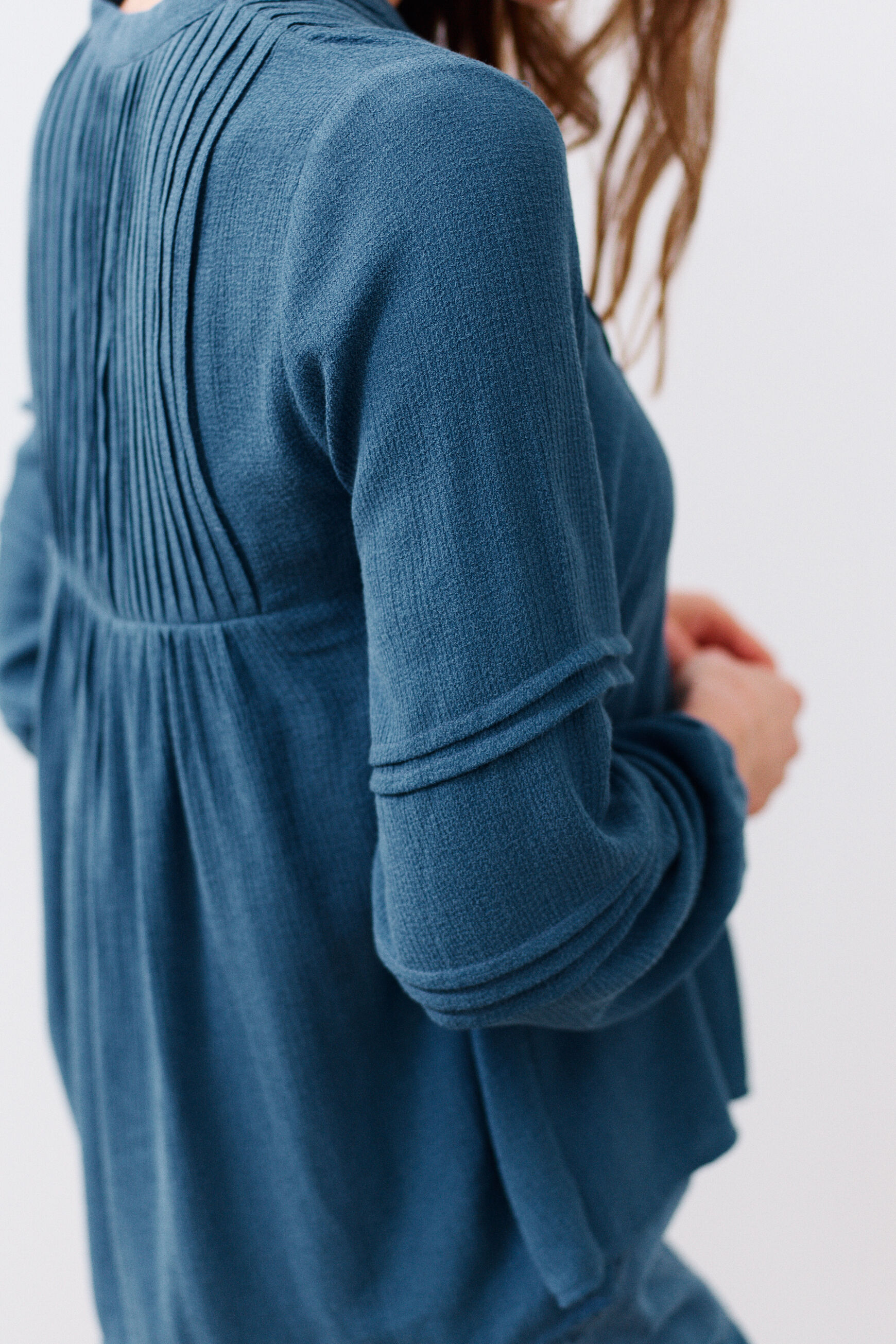 chemisier lea bleu femme