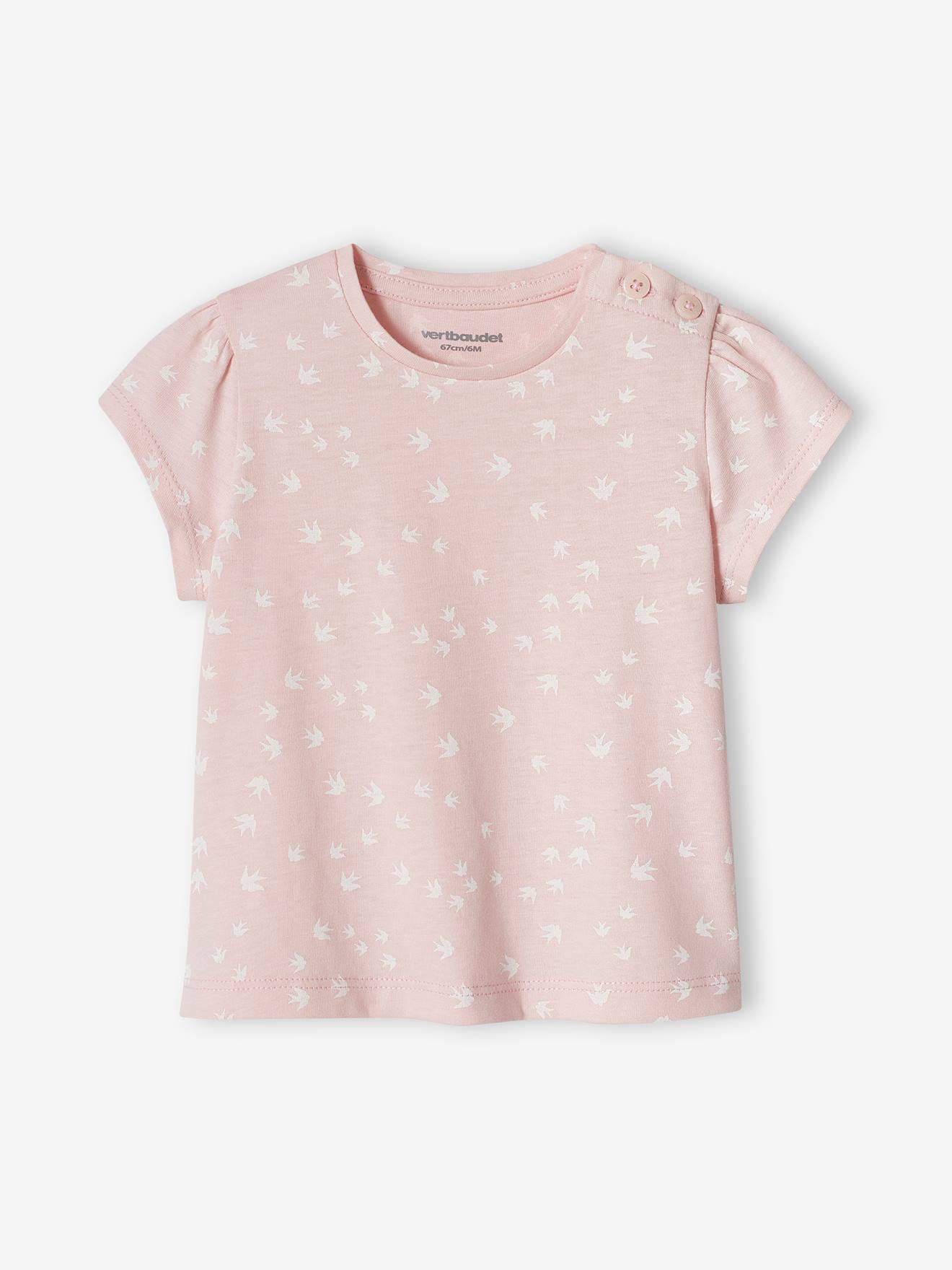 Lot de 2 T-shirts basics bébé manches courtes bleu grisé