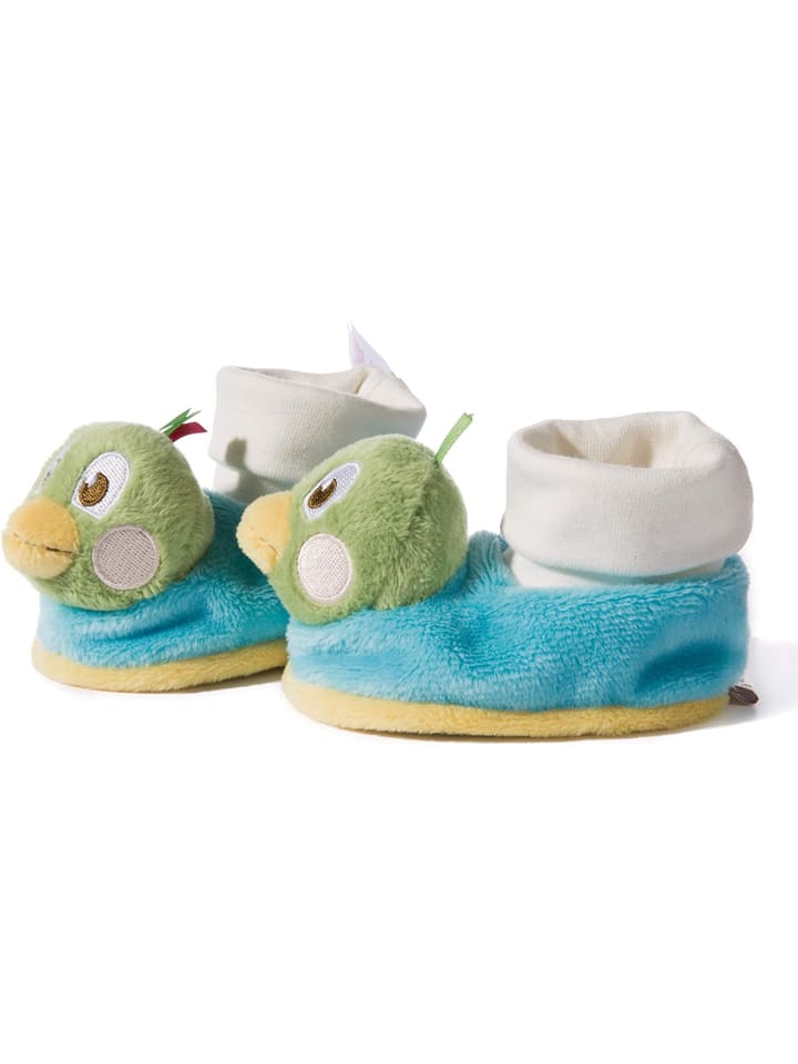 Nici Fritz der Spatz - Babyschuhe mit Rassel in bunt günstig kaufen onesize
