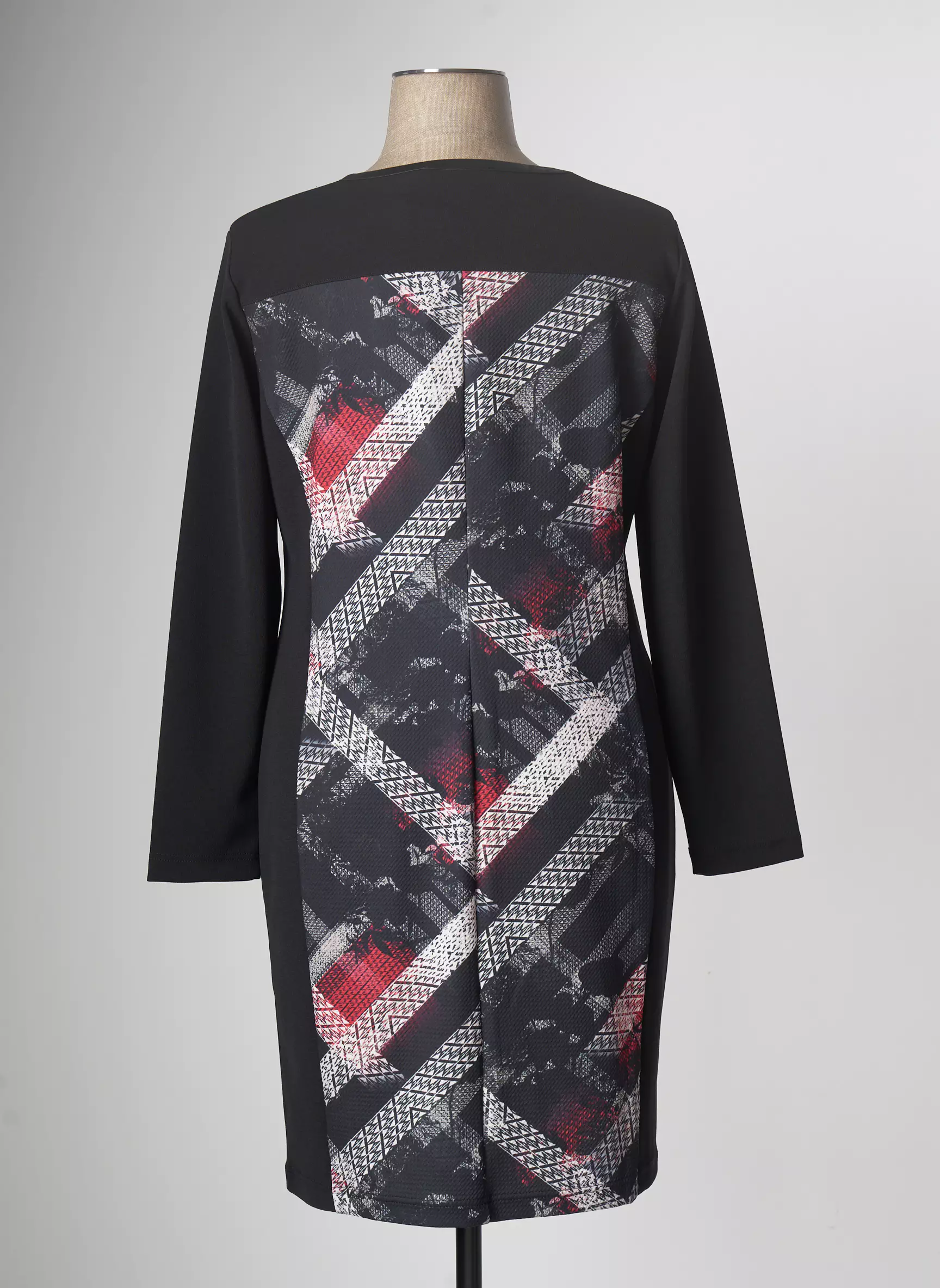 Telmail Robes Mi Longues Femme couleur noir