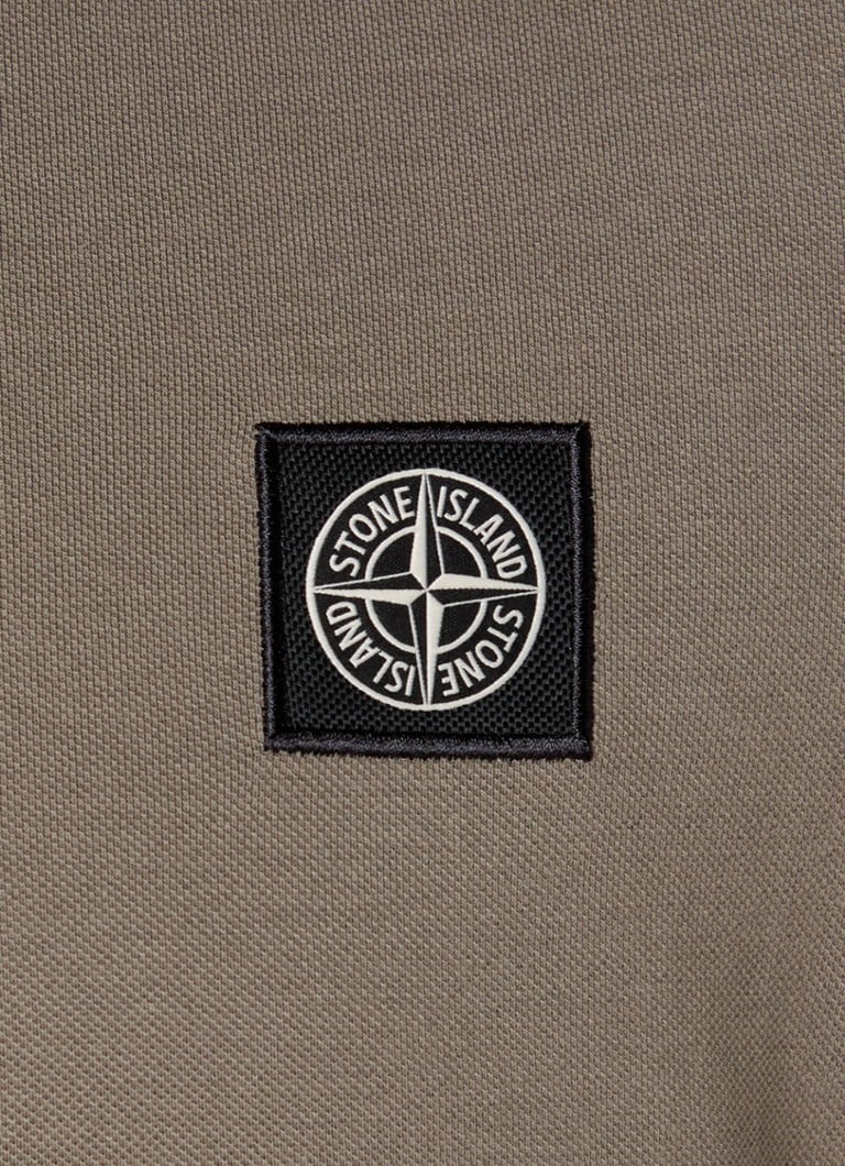 Πόλο μπλουζάκι Stone Island 2SC17 με λογότυπο, βαμβακερό, πικέ
