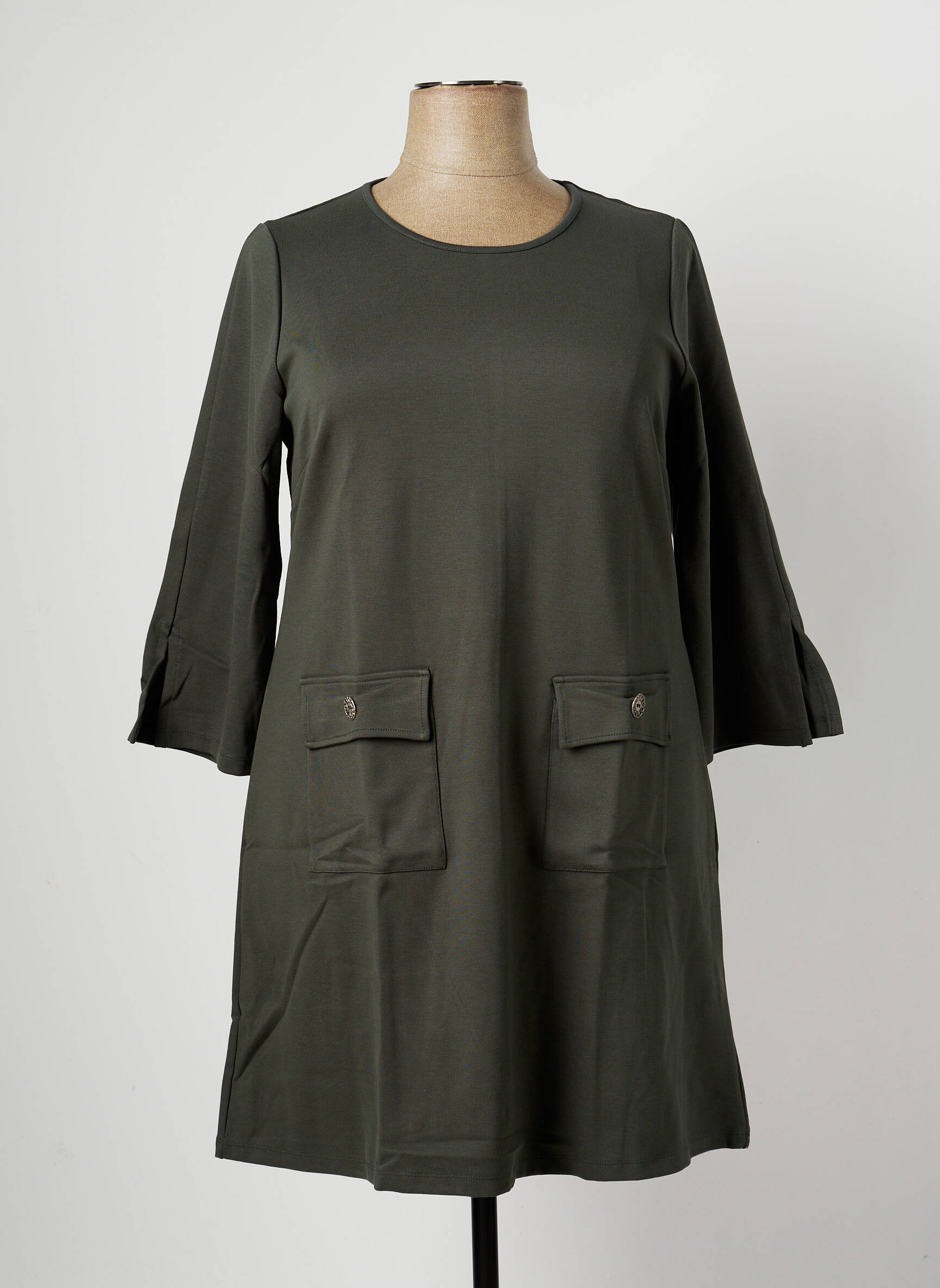 Maloka Tuniquemanchelongue Femme couleur vert