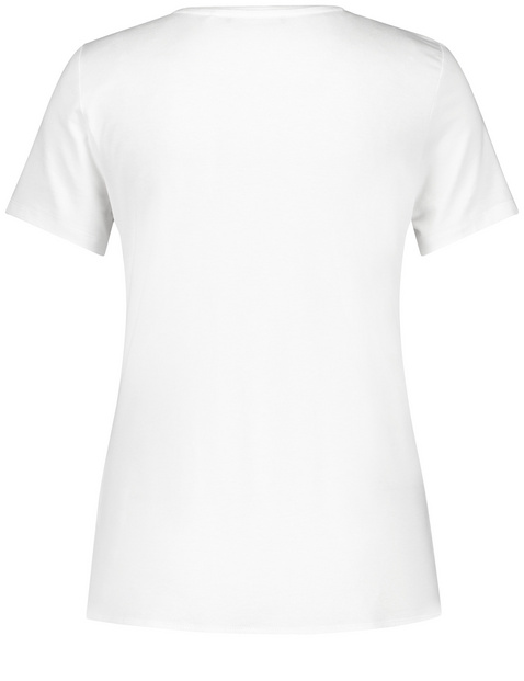 T-Shirt mit Raff-Detail