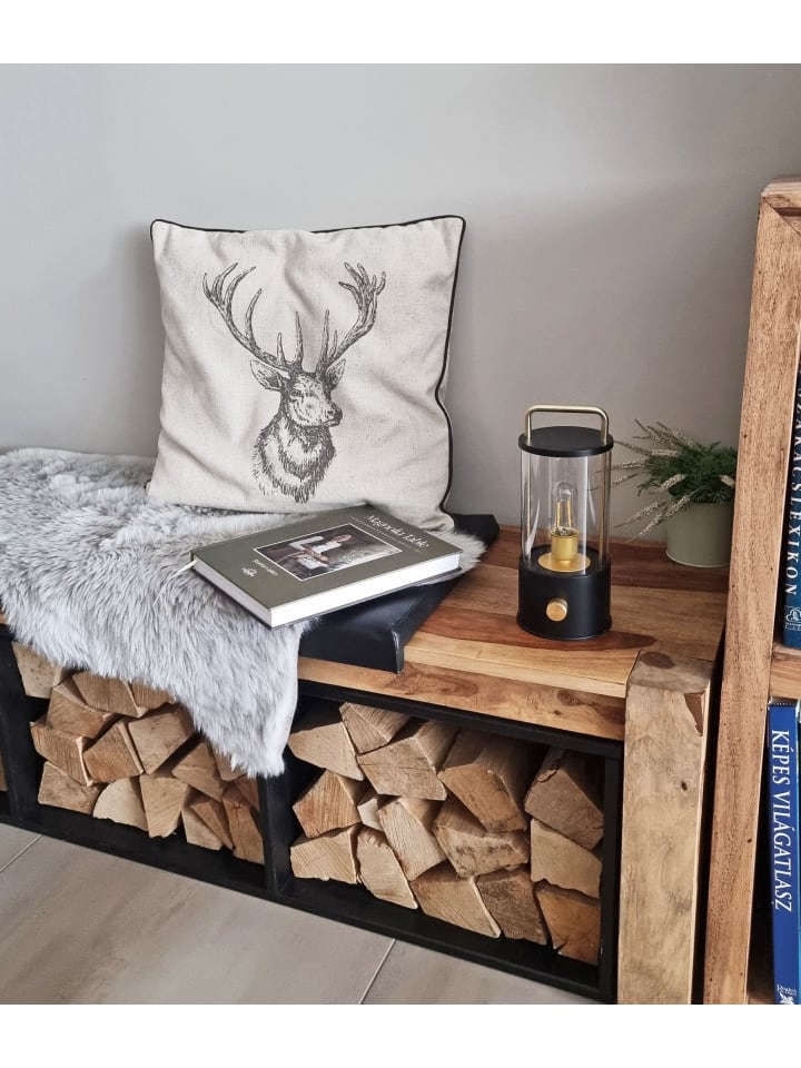 Coen Bakker LED Laterne Lampe dimmbar Warmweiß IP44 Innen & Außen 25x11cm in Schwarz günstig kaufen onesize