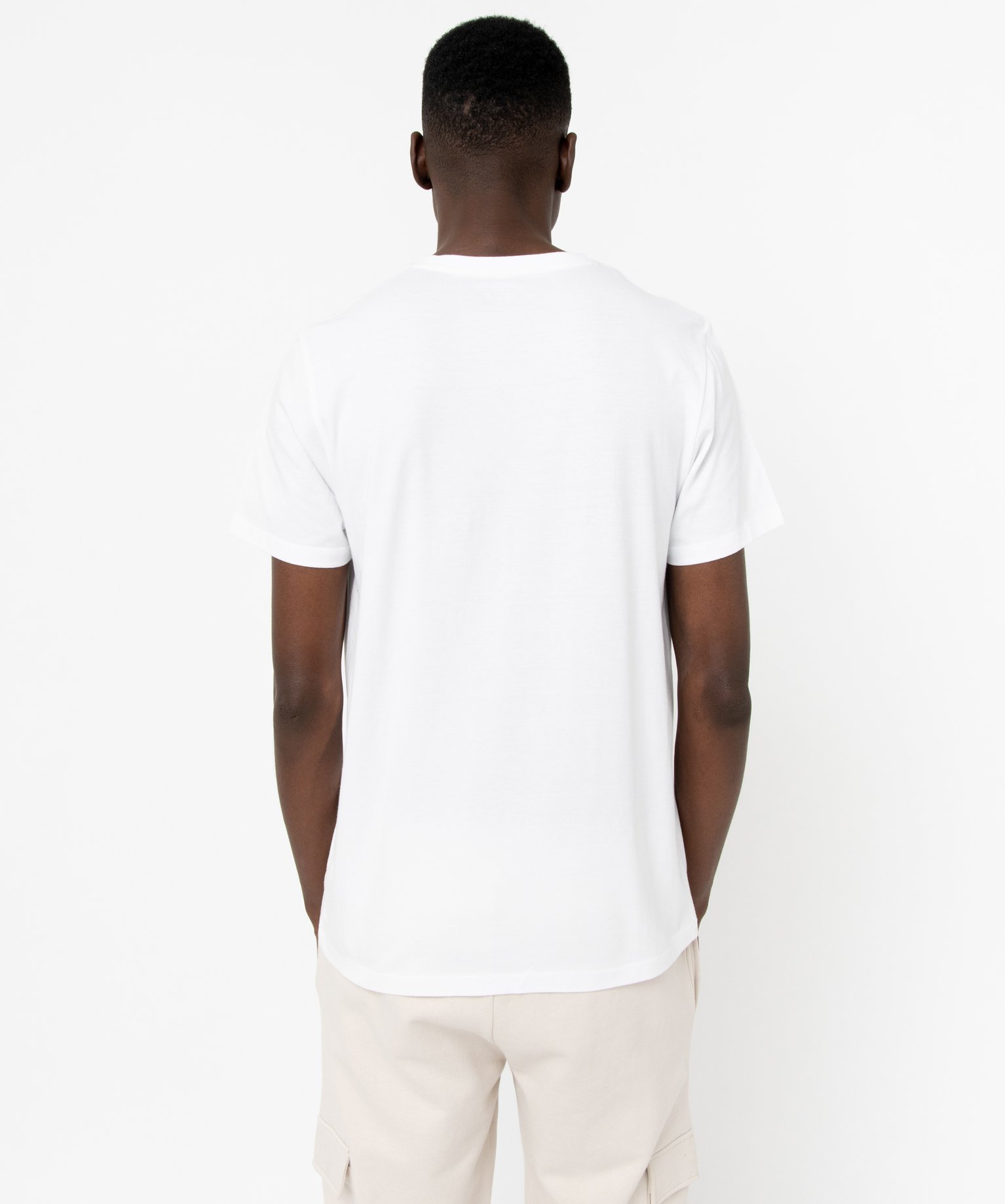 Tee-shirt à manches courtes à motif homme - One Piece blanc | GEMO