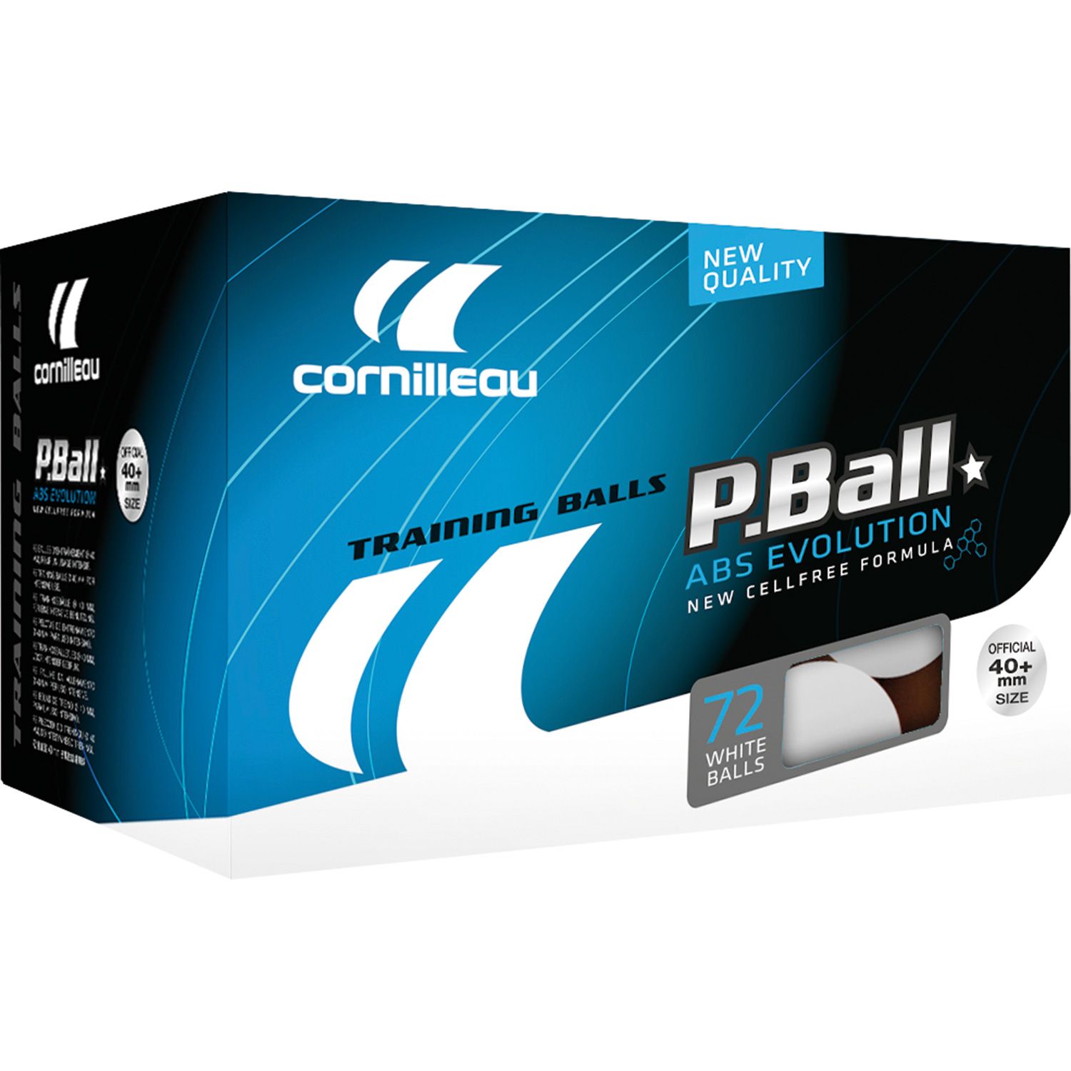 Cornilleau P-Ball Set von 72 Tischtennisbälle