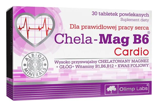 Olimp Chela-Mag B6 Cardio, Preparat sa magnezijumom i vitaminima, Tablete