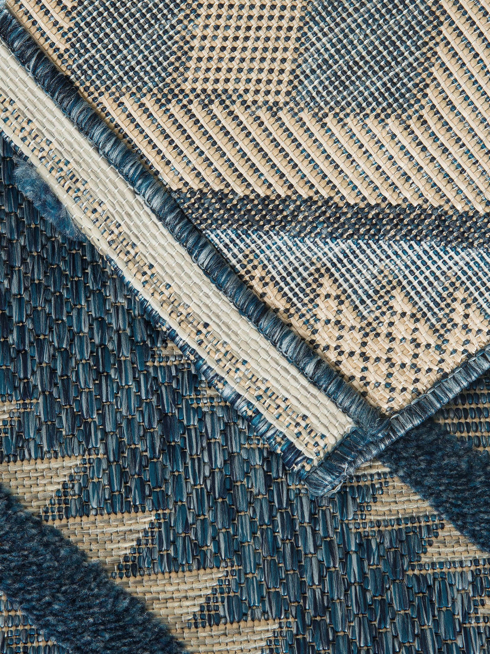 Dominical Outdoor-Teppich, Blau