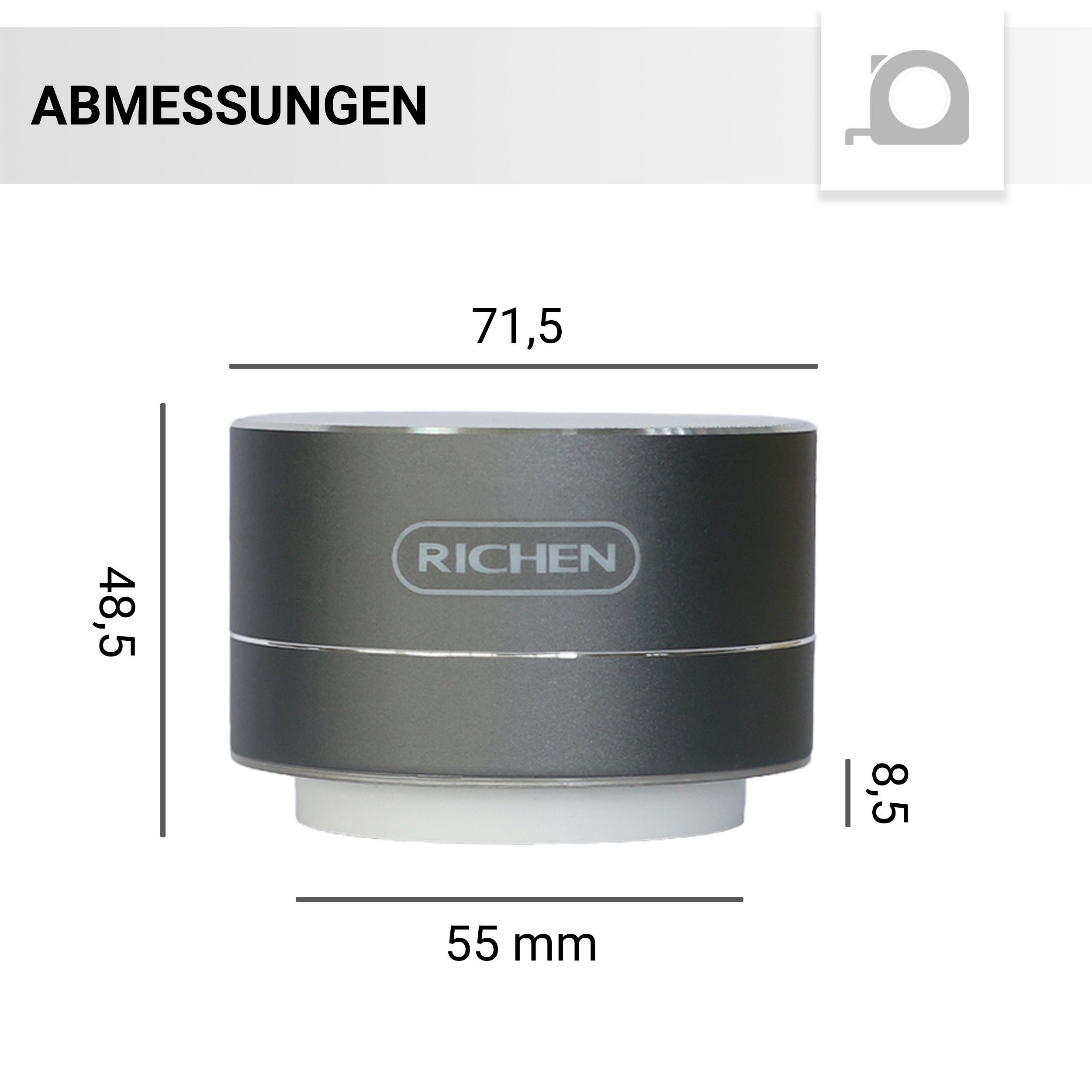 RICHEN Elektrokamin Smart Fire, RICHEN Bluetooth Soundbox 