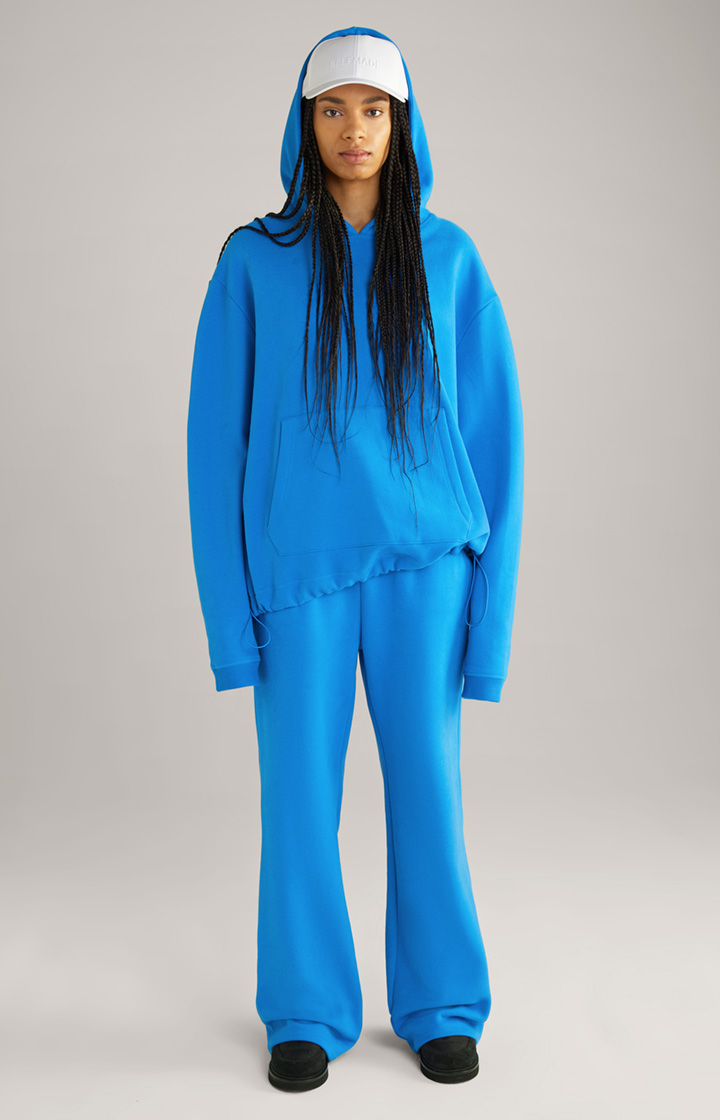 Unisex-Baumwoll-Hoodie in Blau