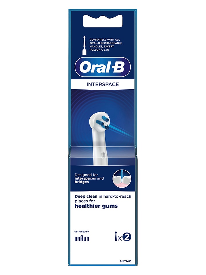 Oral-B 2er-Set: Ersatz-Bürstenköpfe 
